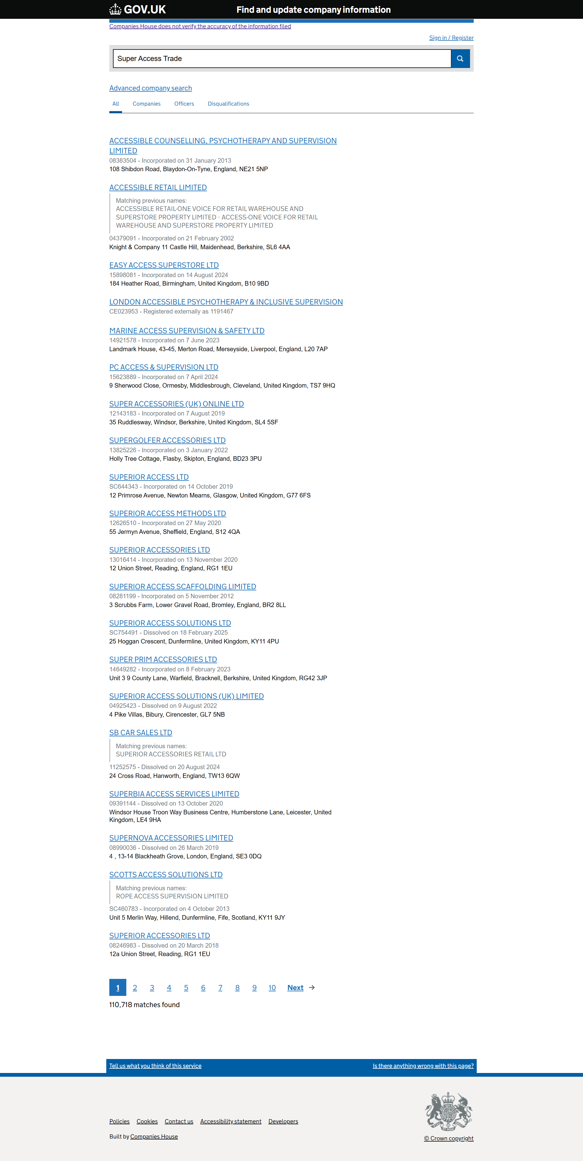 UK Companies House