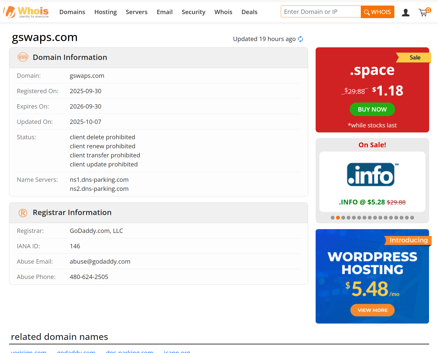 whois