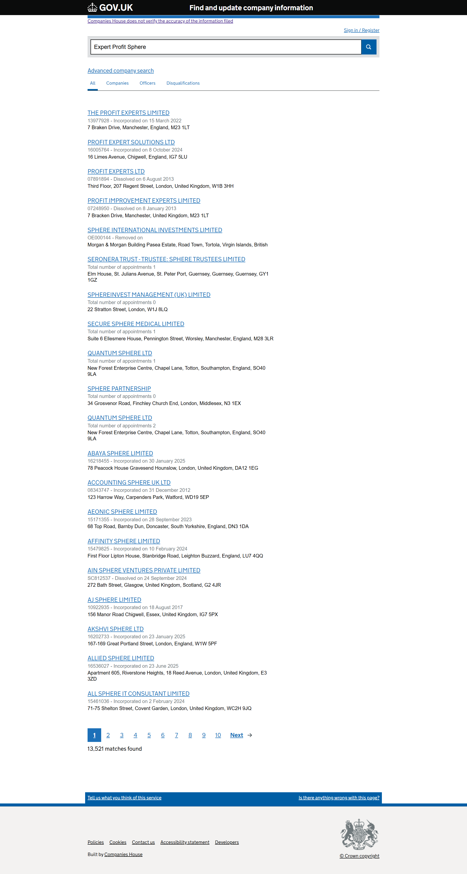 UK Companies House