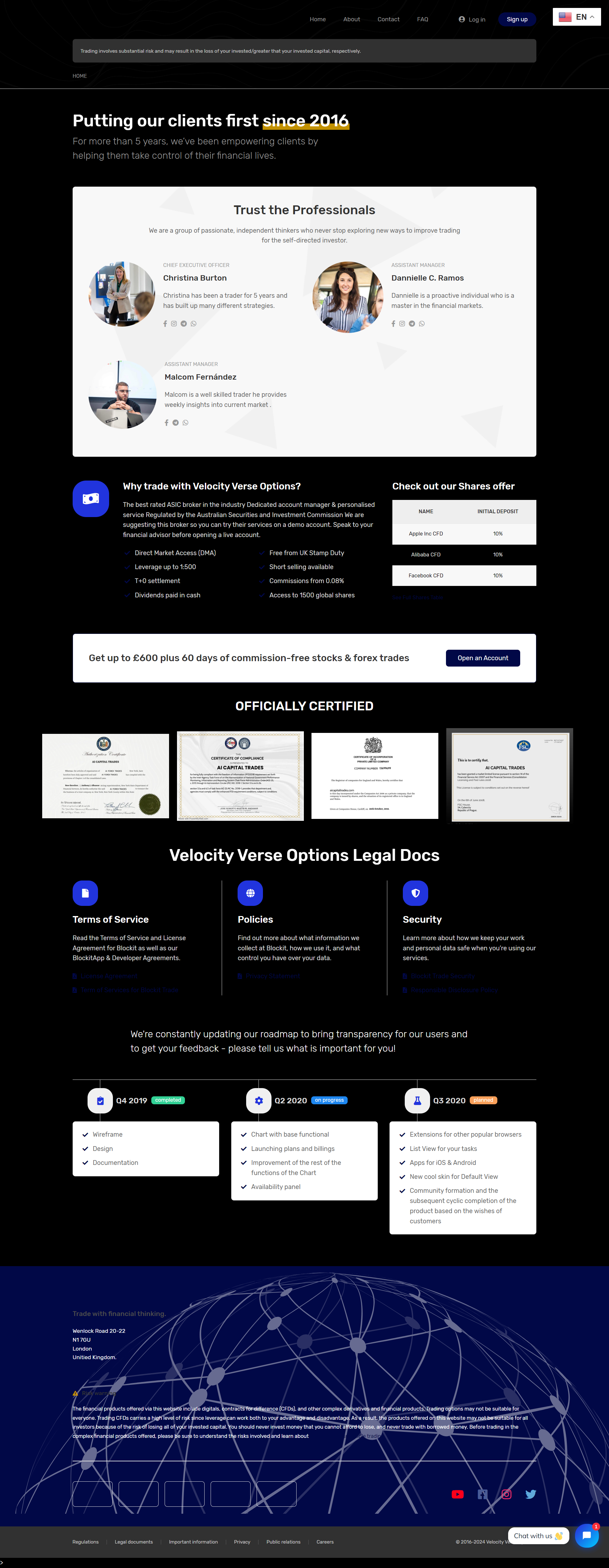 Velocity Verse Options Official Website