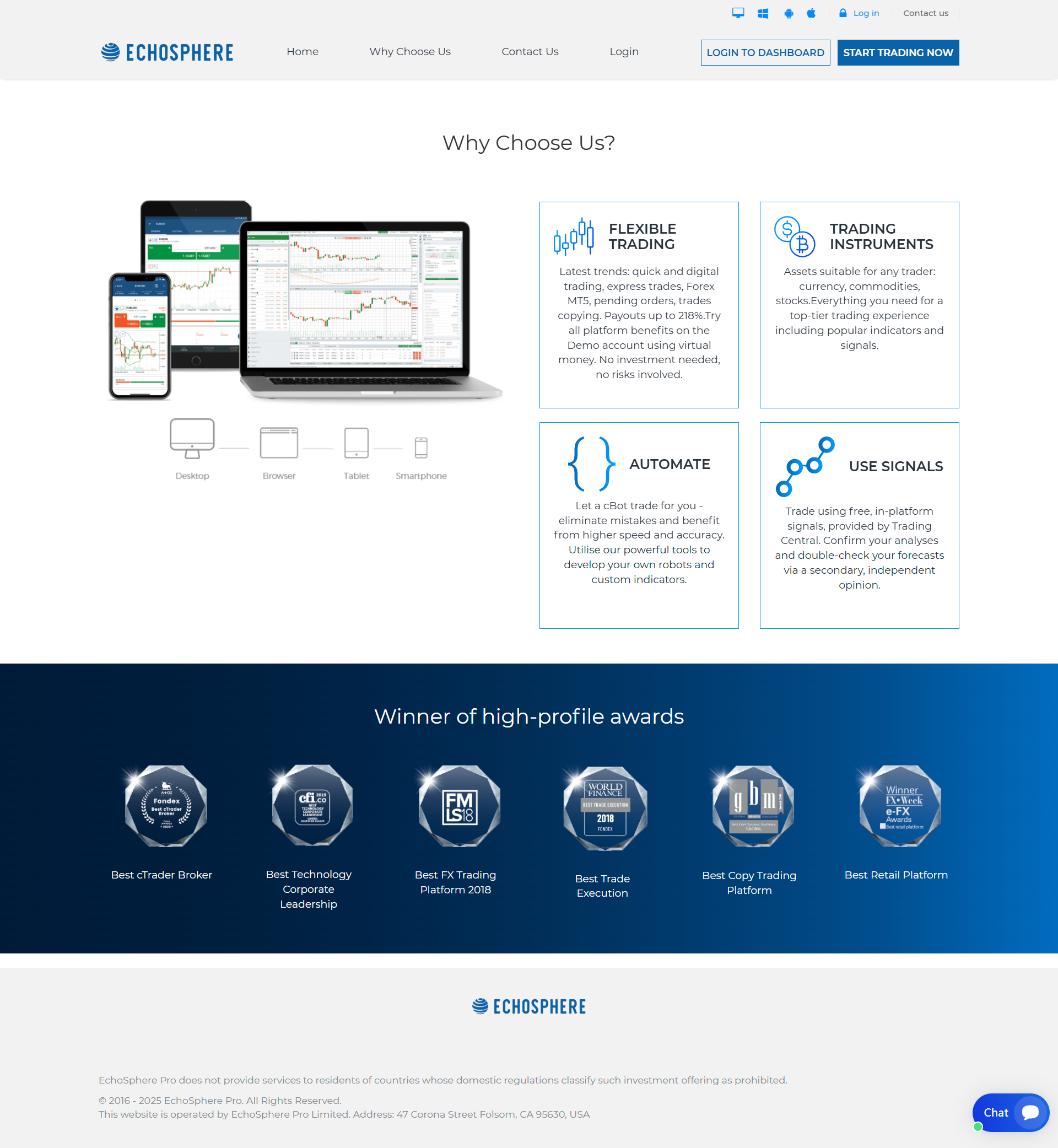 EchoSphere Pro Office Website