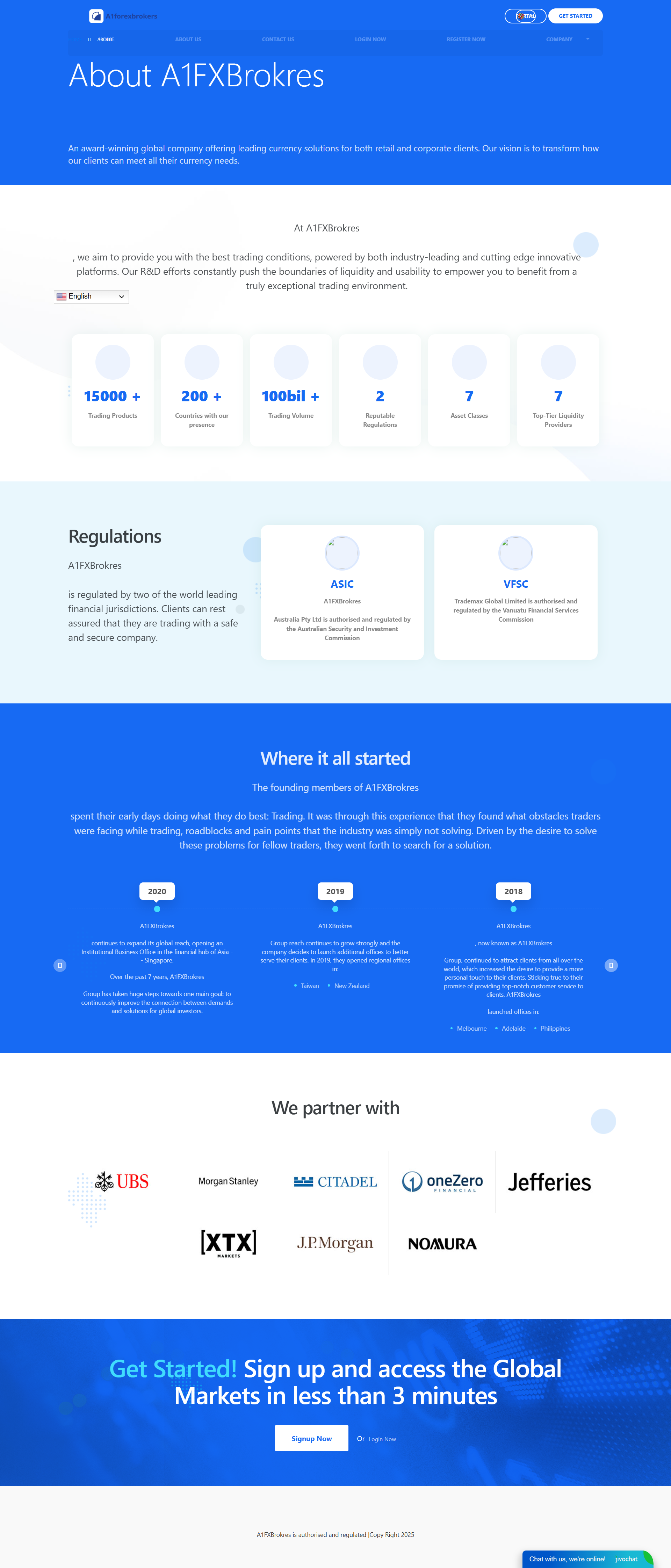 A1FXBrokres Official Website