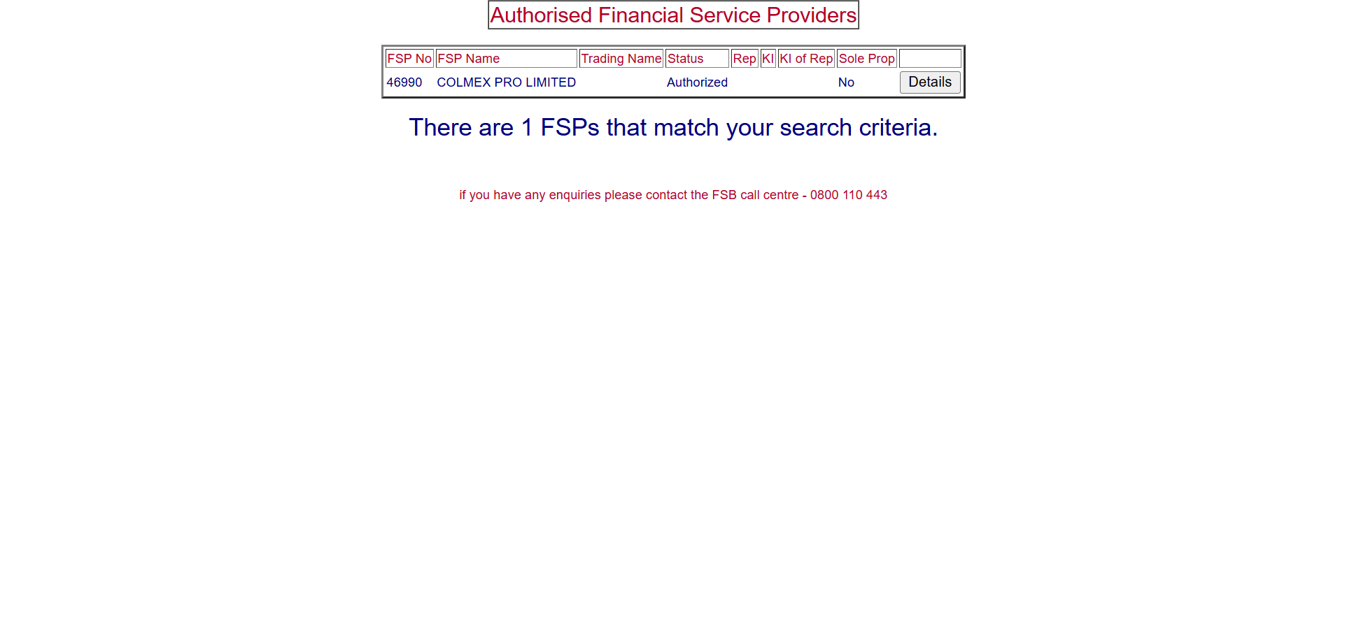 FSCA