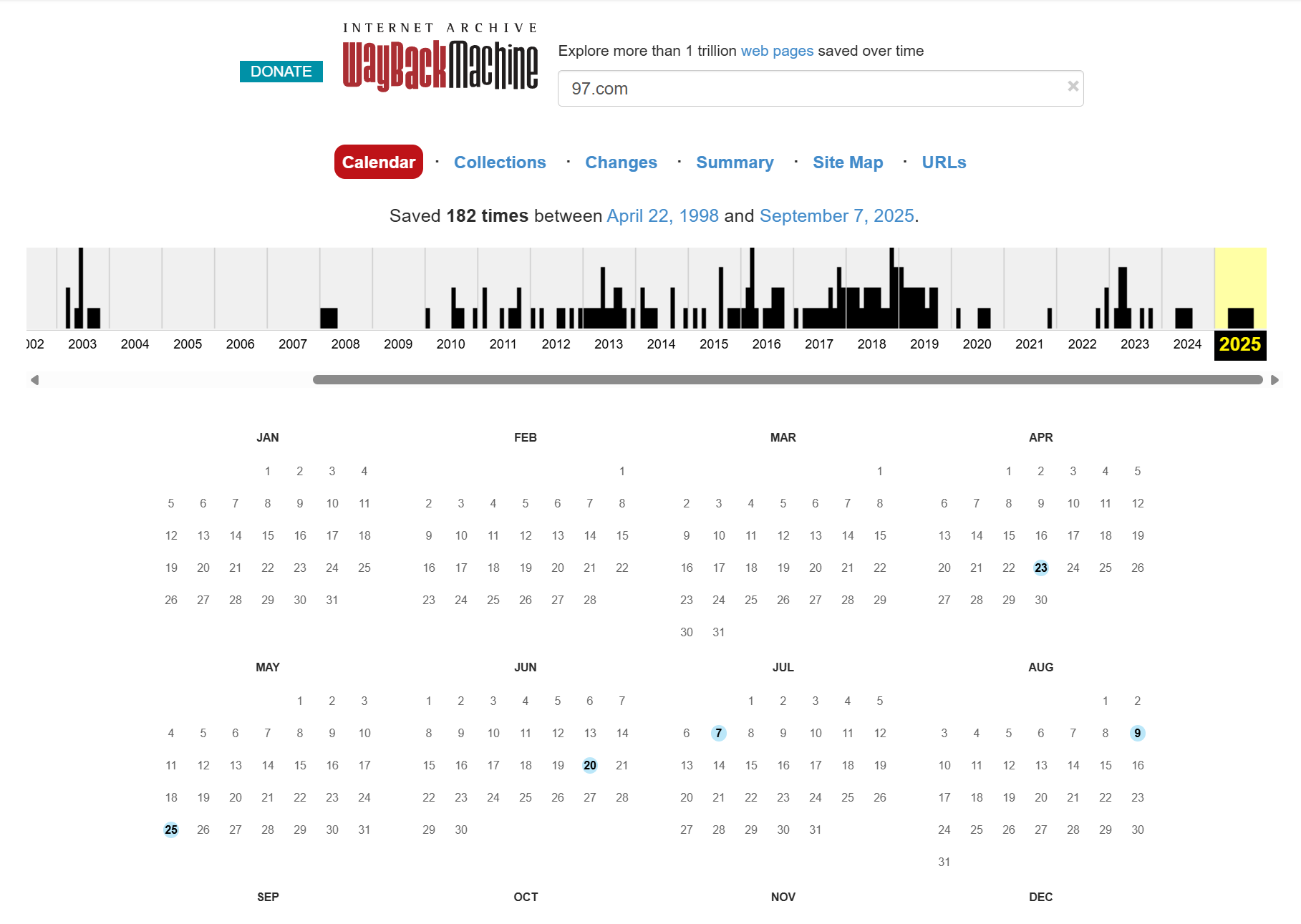 Wayback Machine1