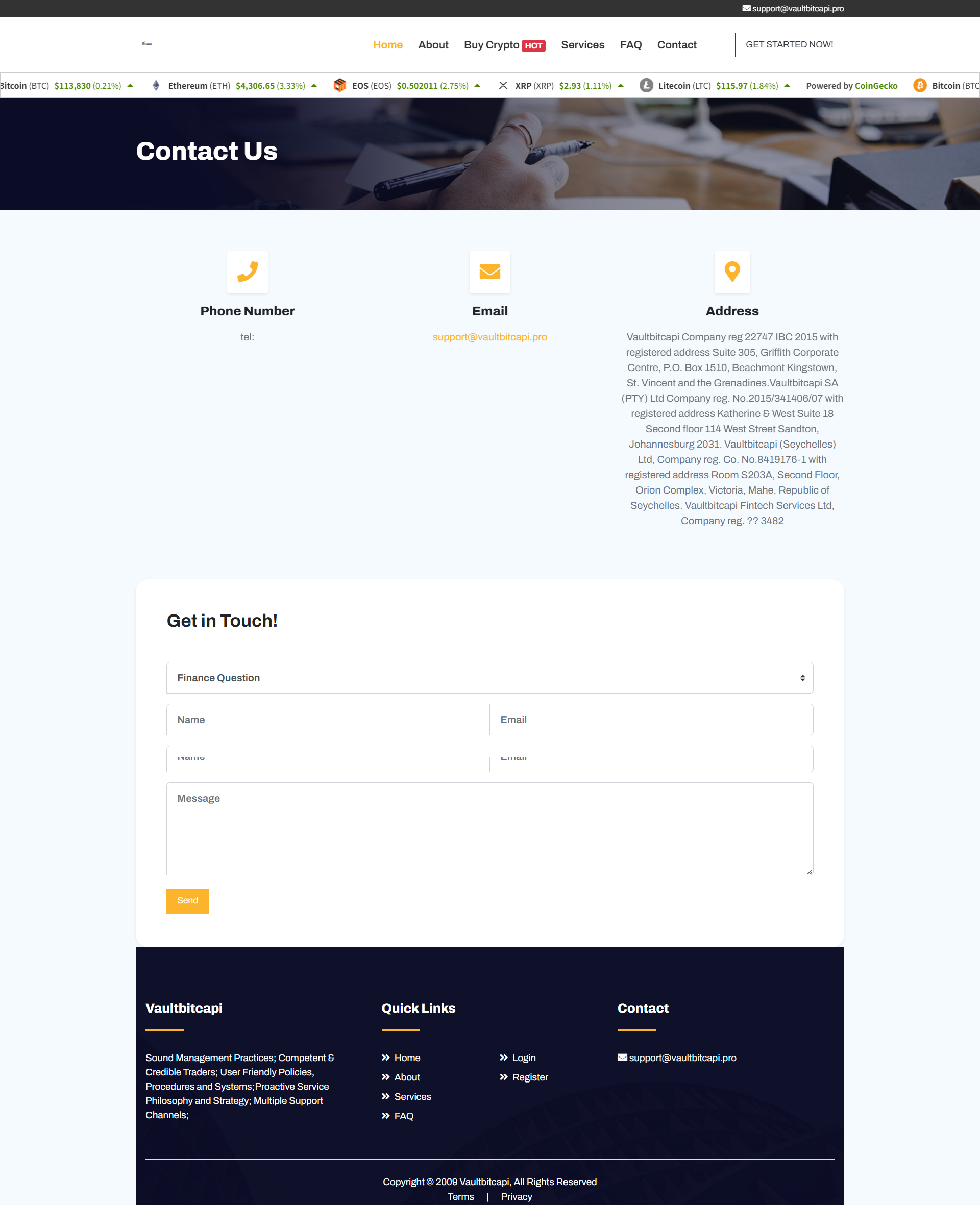 Broker Official Website