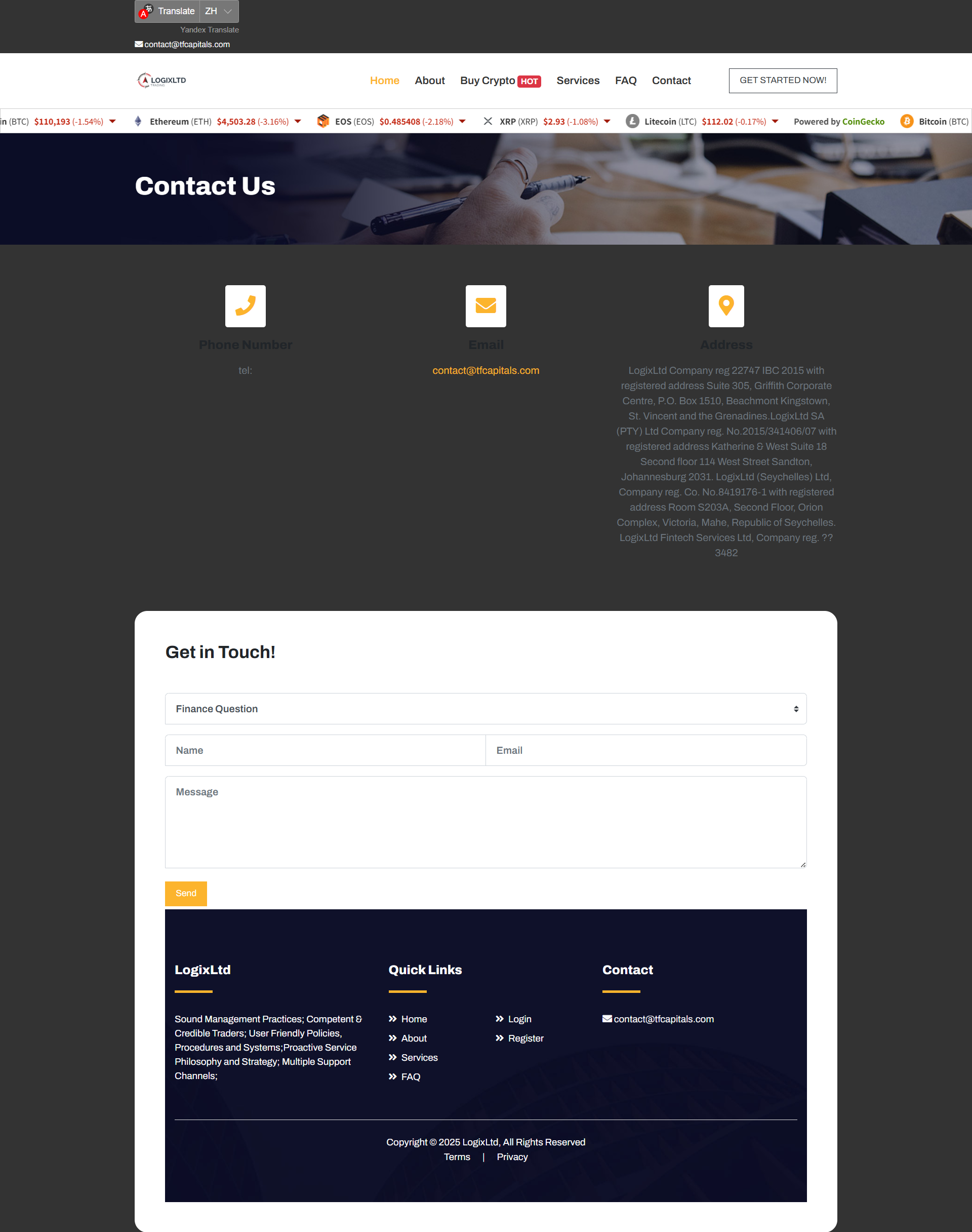 Broker Official Website