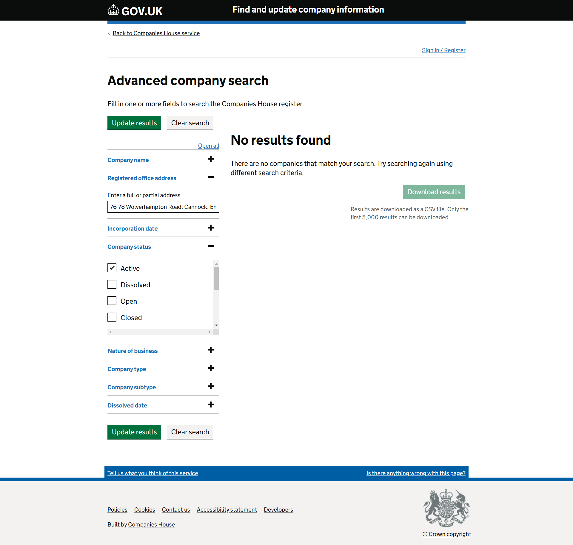 UK Companies House