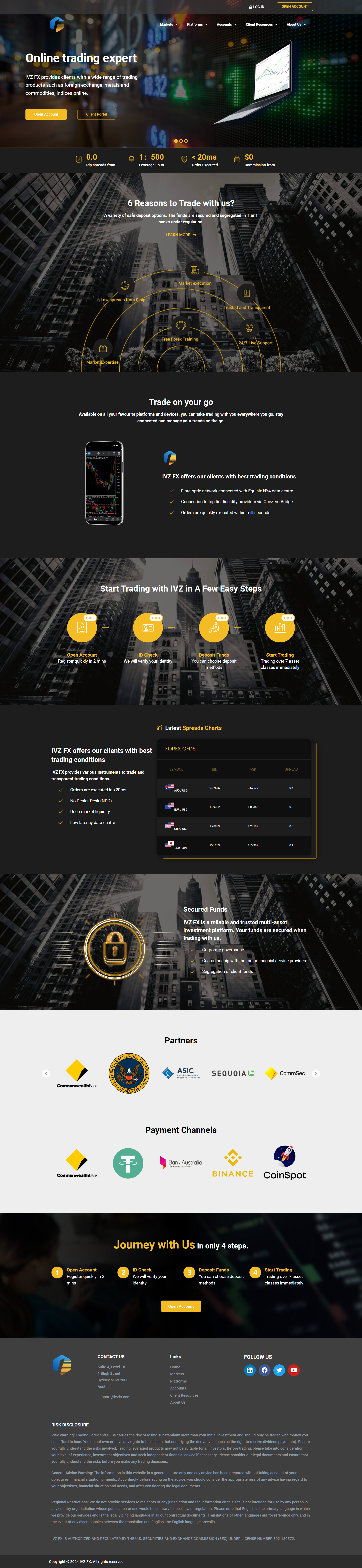 IVZ FX Official Website