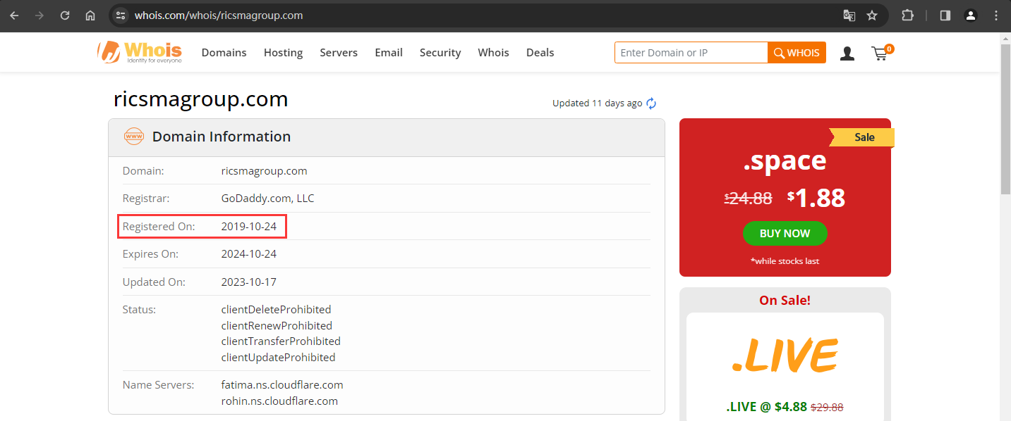 RS Finance enterprise official website domain name registration