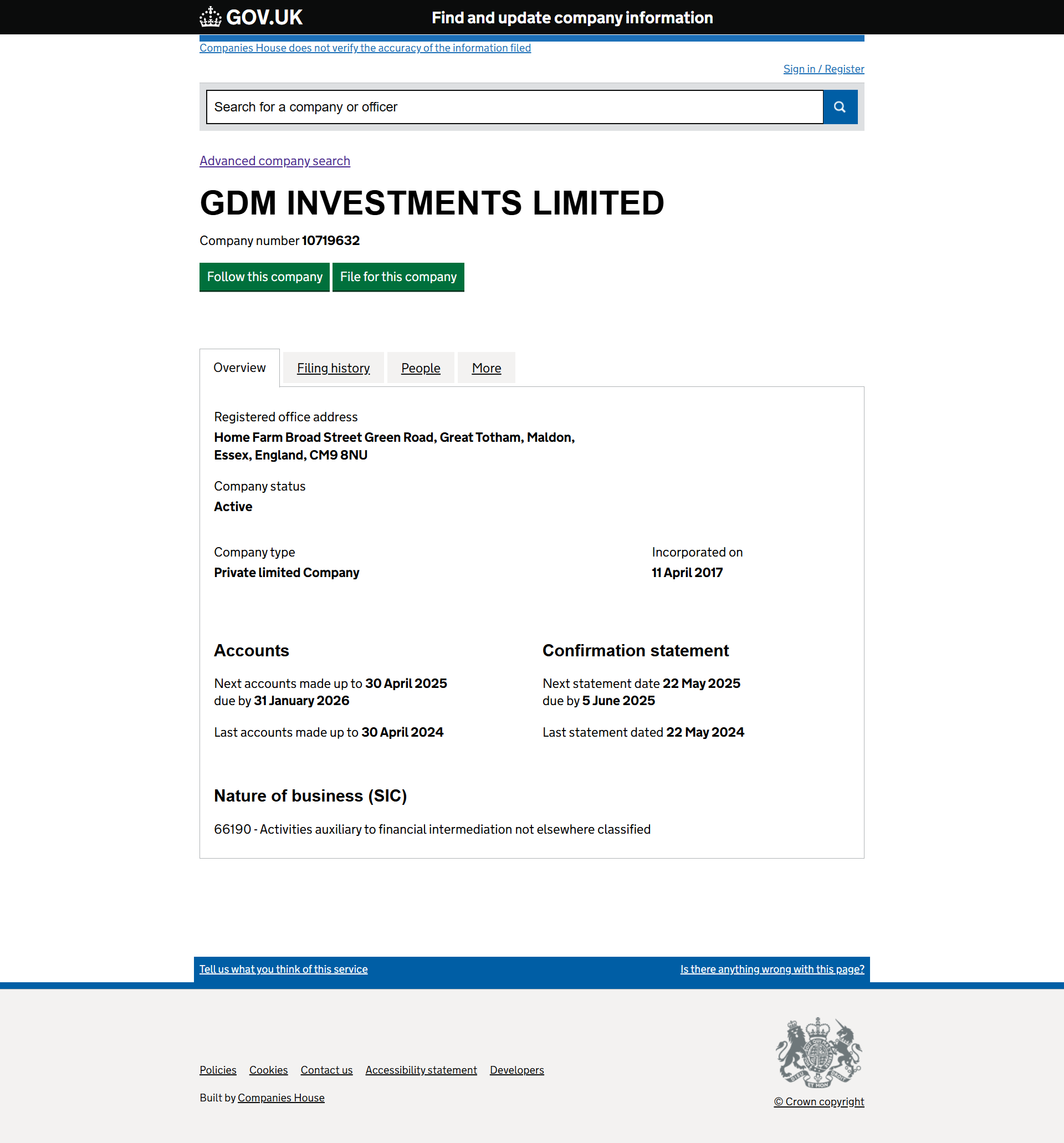 UK Companies House