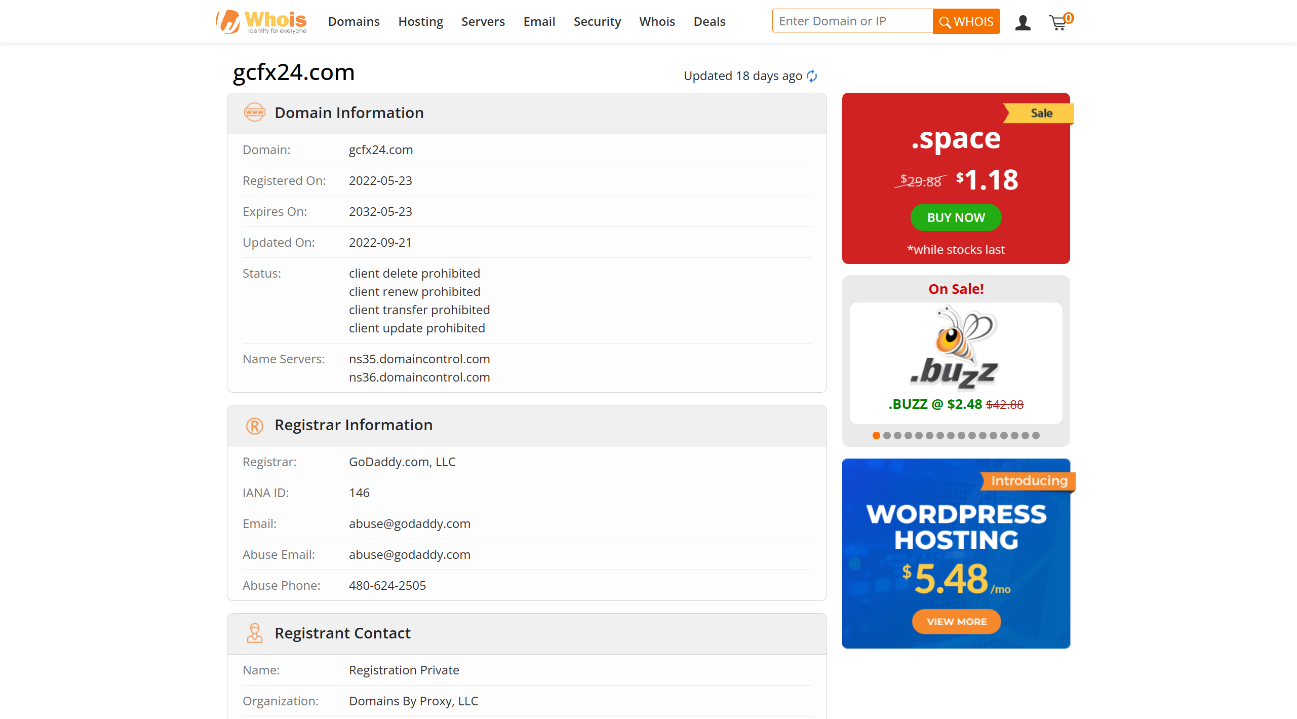 whois