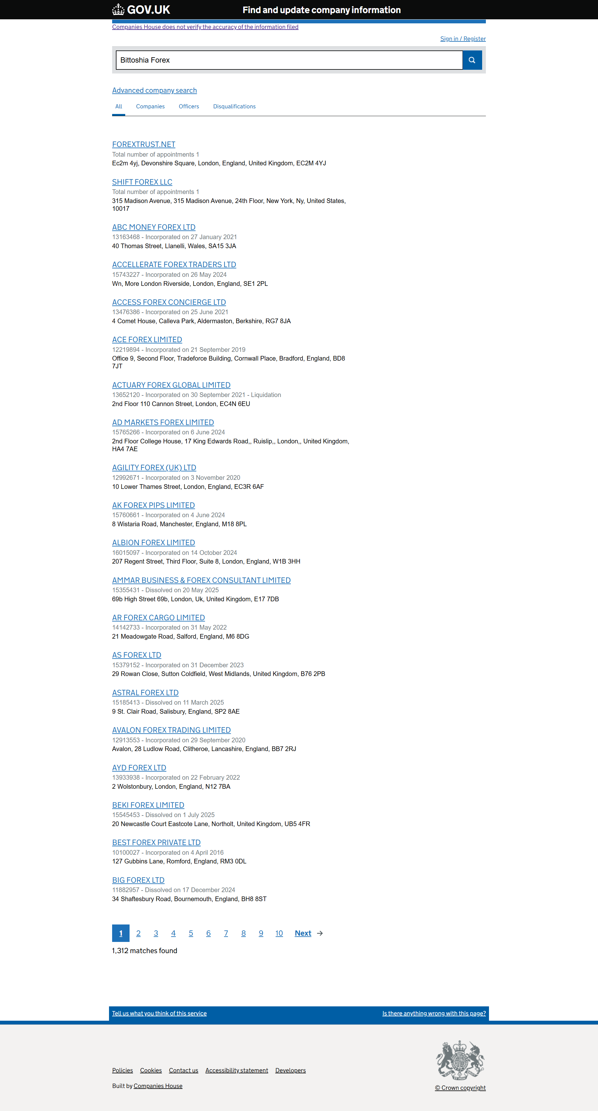 UK Companies House