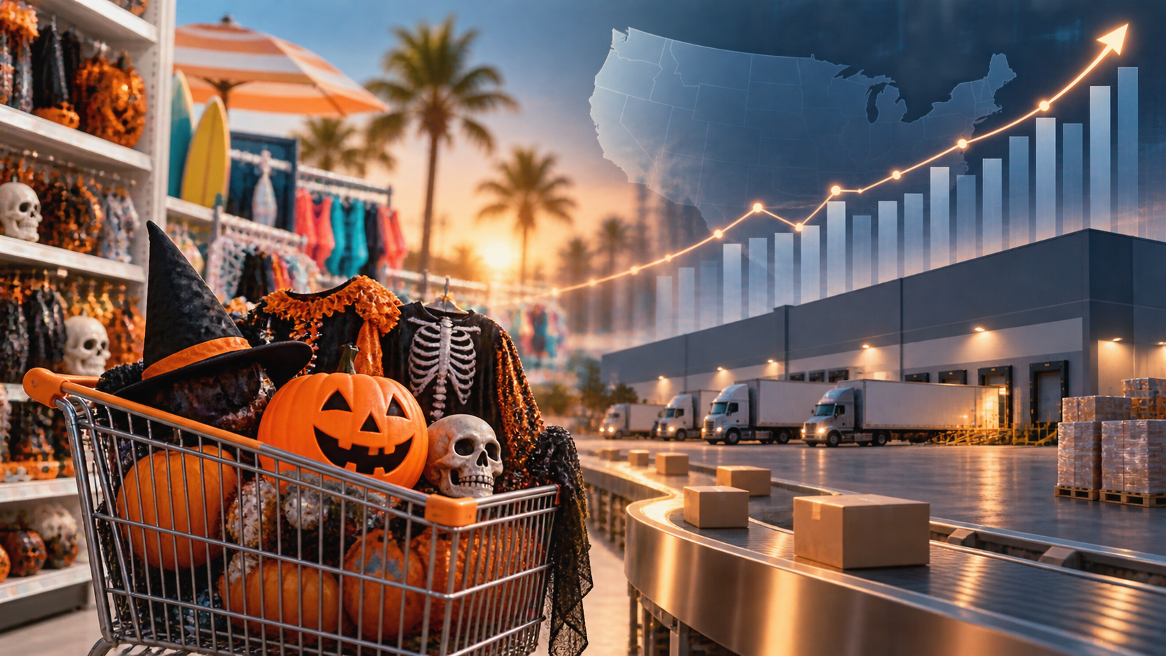 Perbelanjaan Halloween AS bermula seawal musim panas