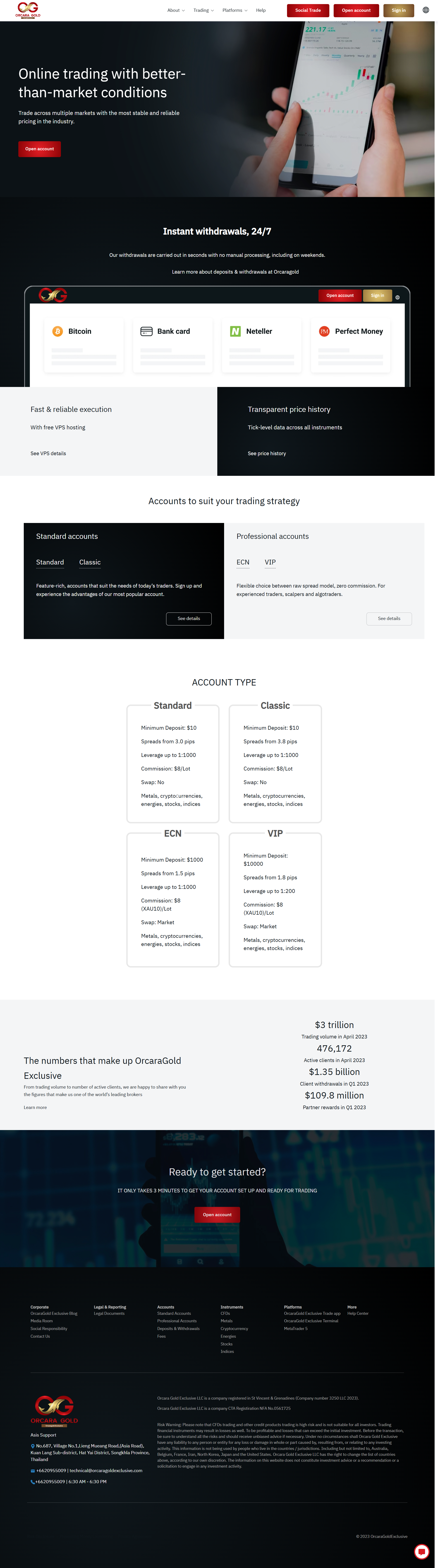 orcaragoldexclusive official website