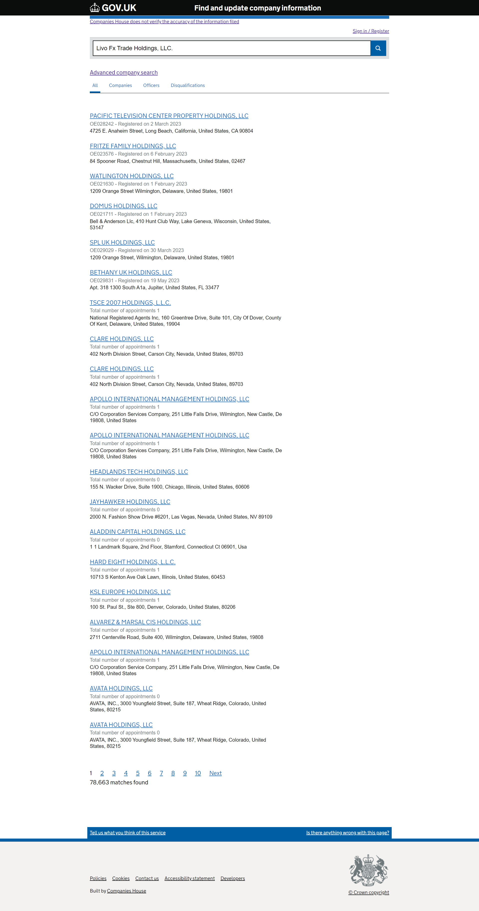 UK Companies House