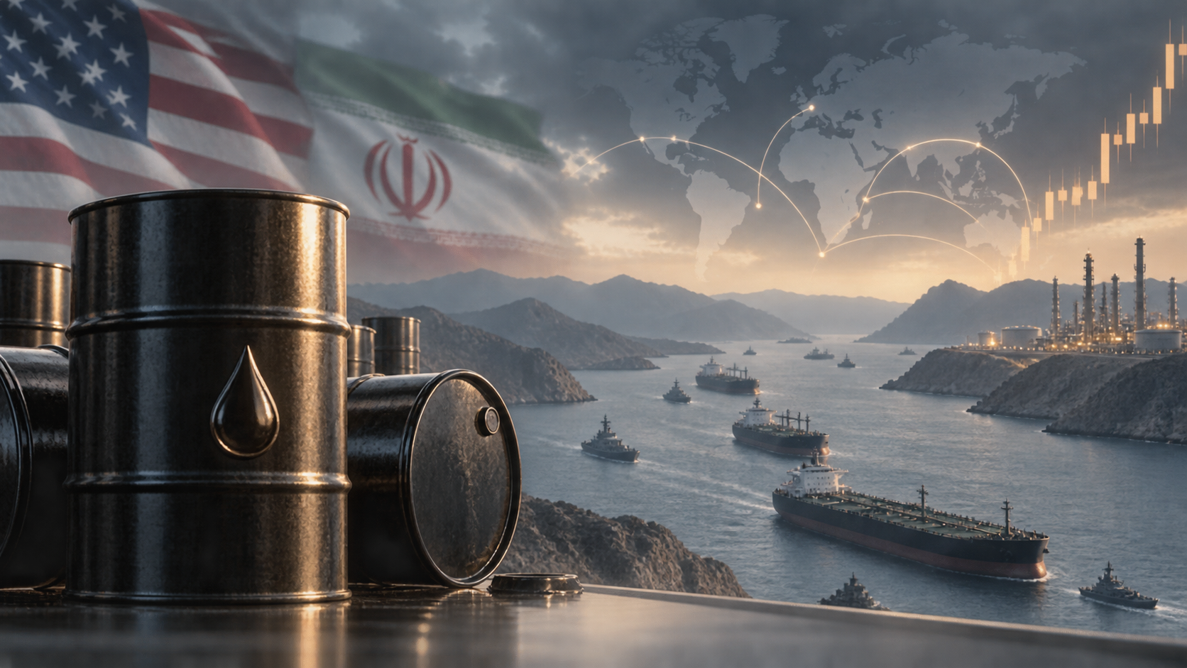 Căng thẳng Mỹ-Iran nóng lên, eo Hormuz và giá dầu lại được chú ý