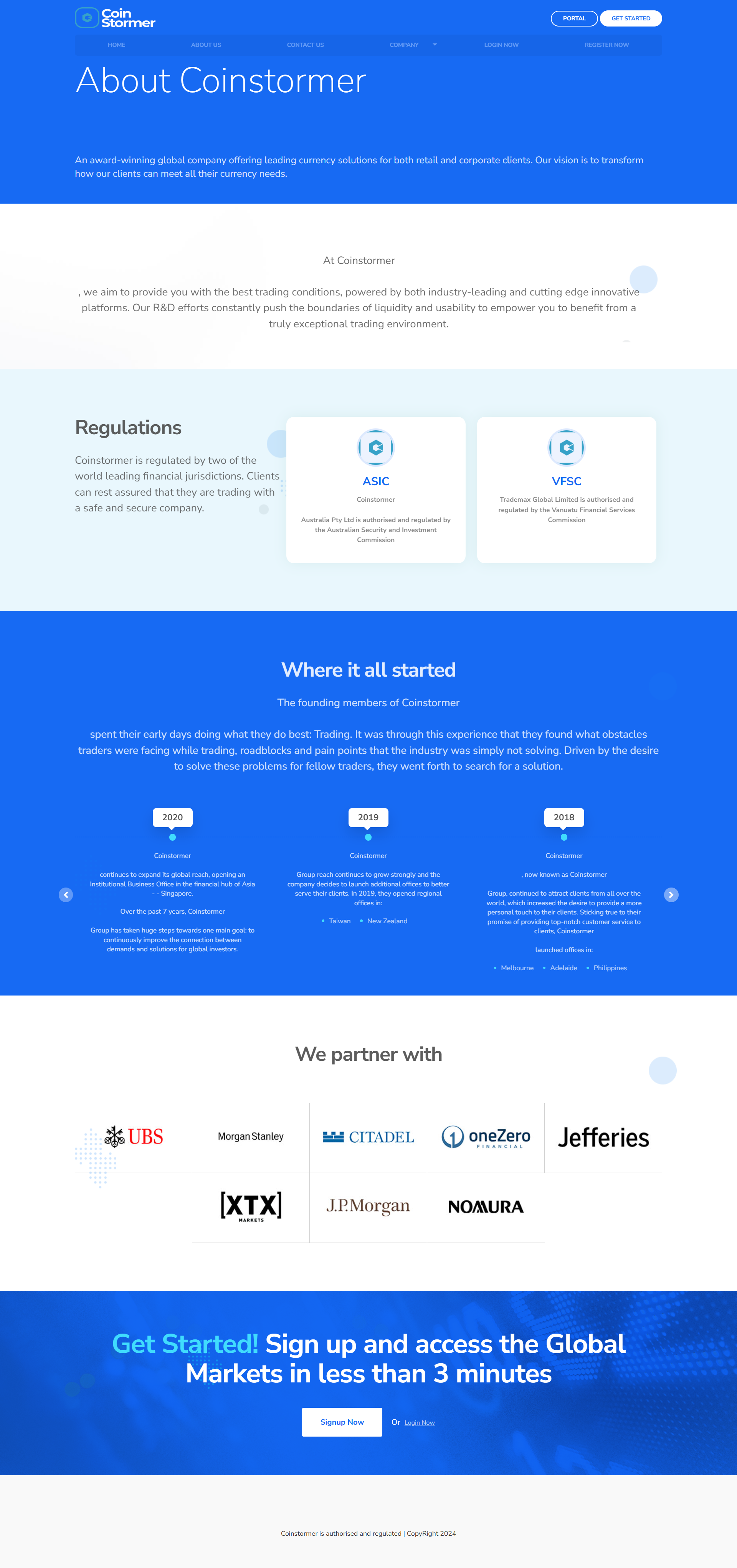 Coinstormer Official Website