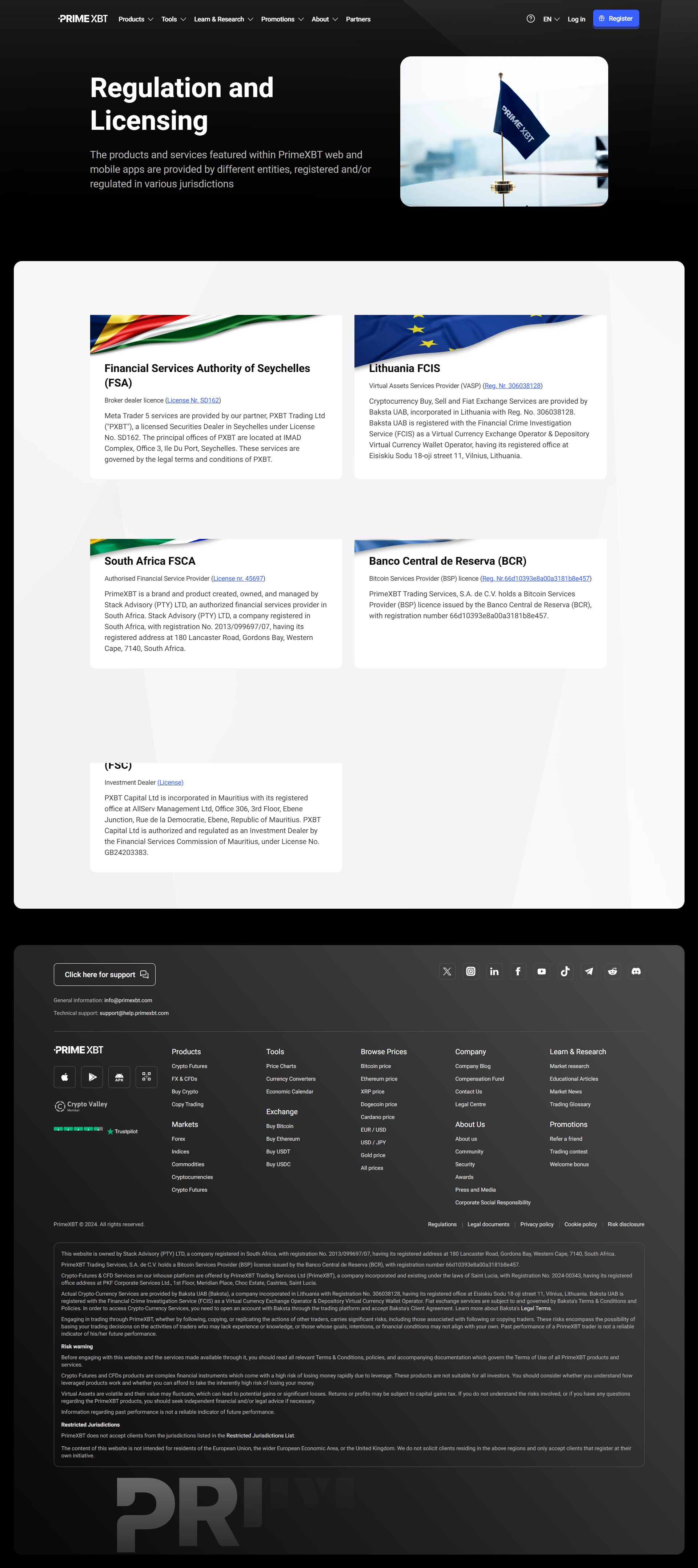 PrimeXBT Official Website