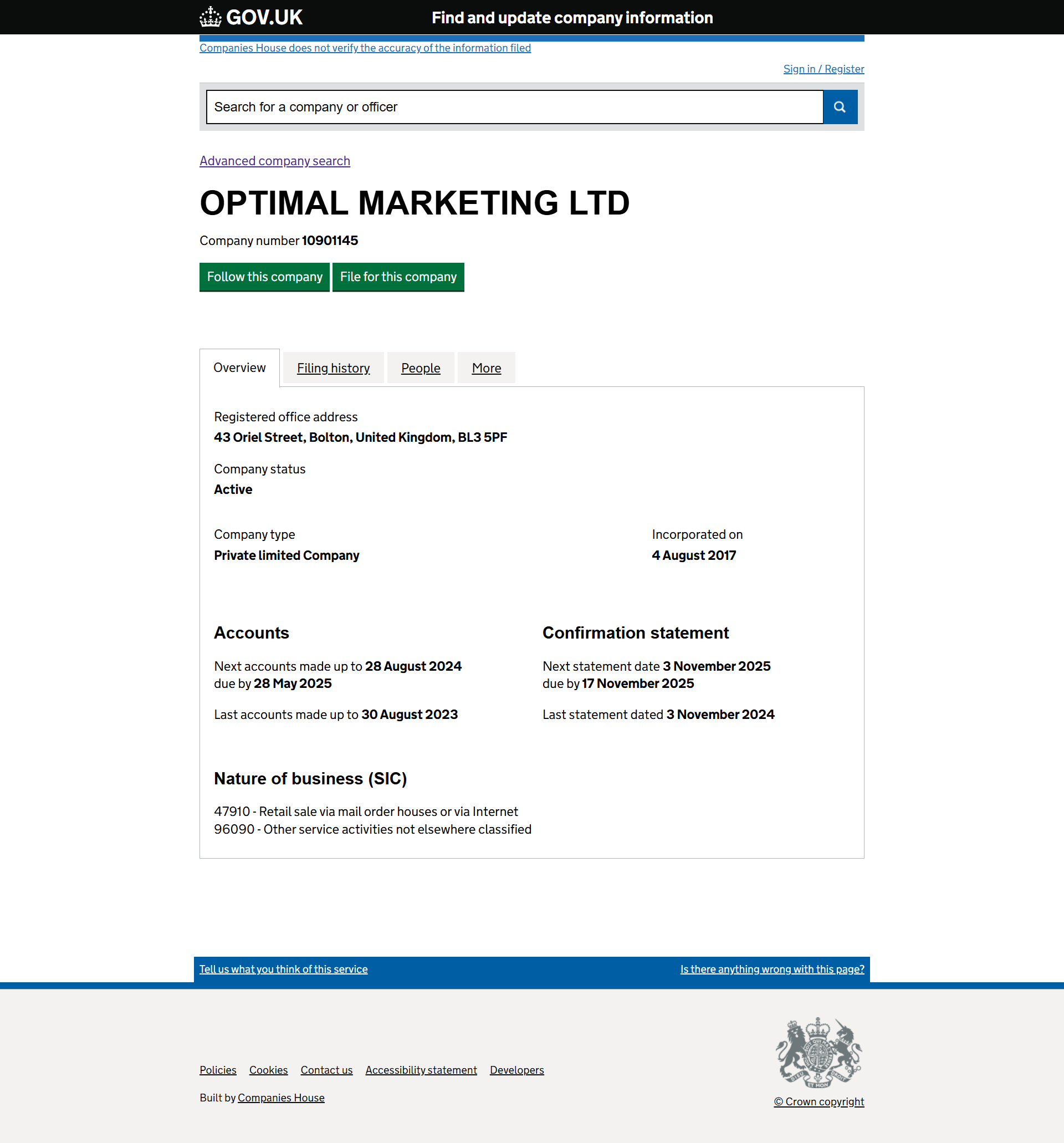 UK Companies House