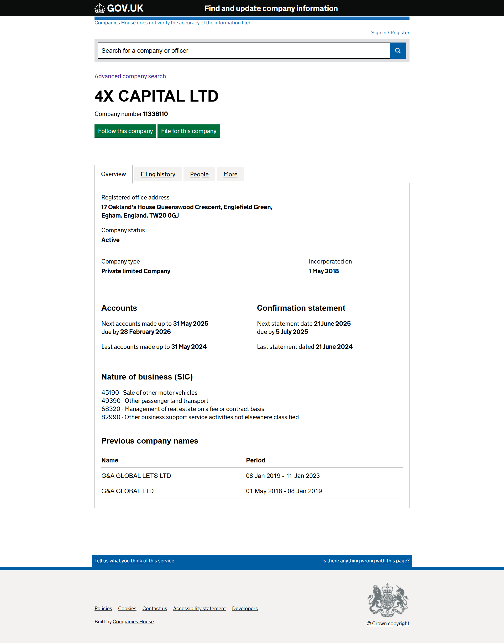 UK Companies House