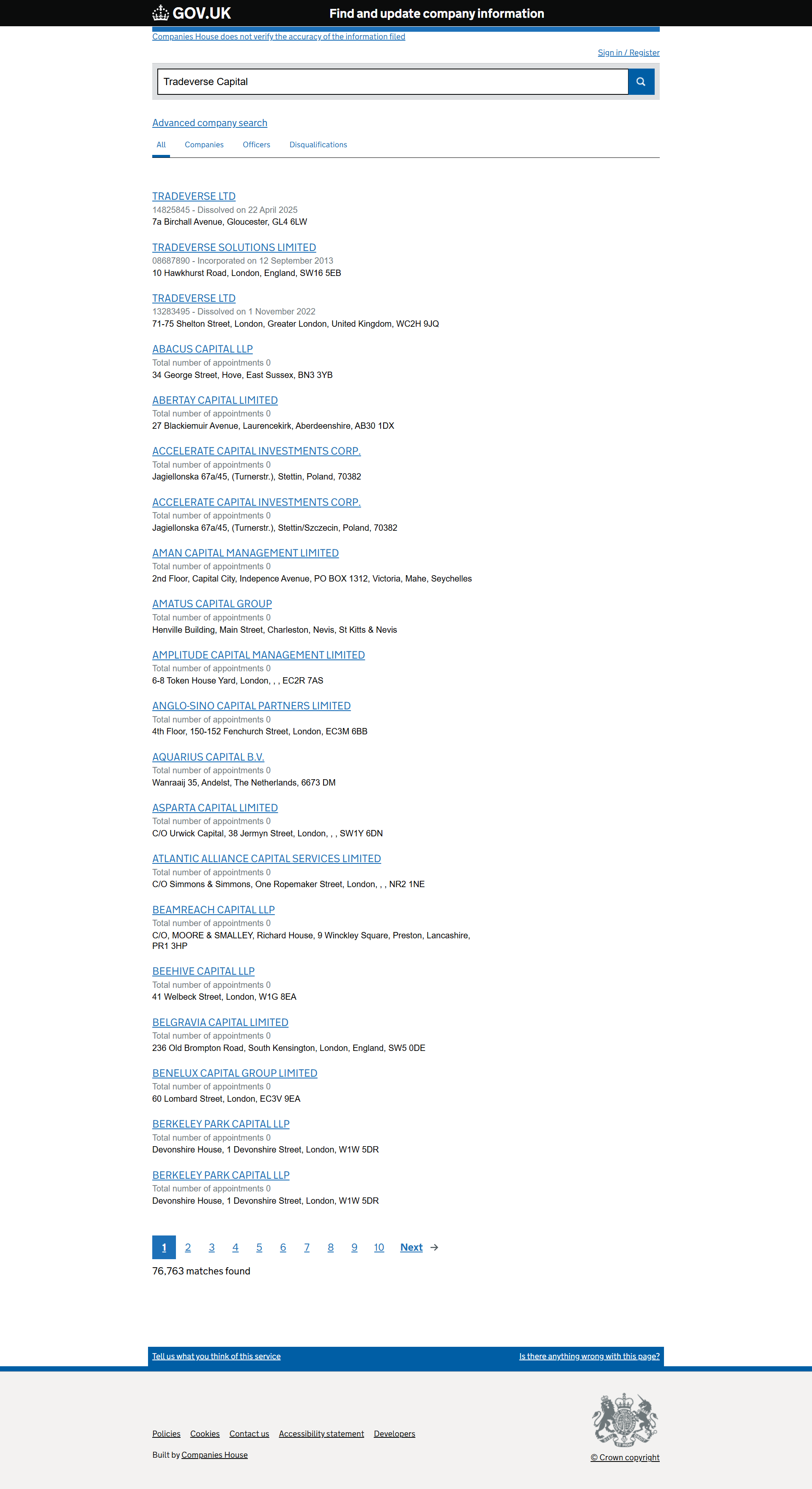 UK Companies House