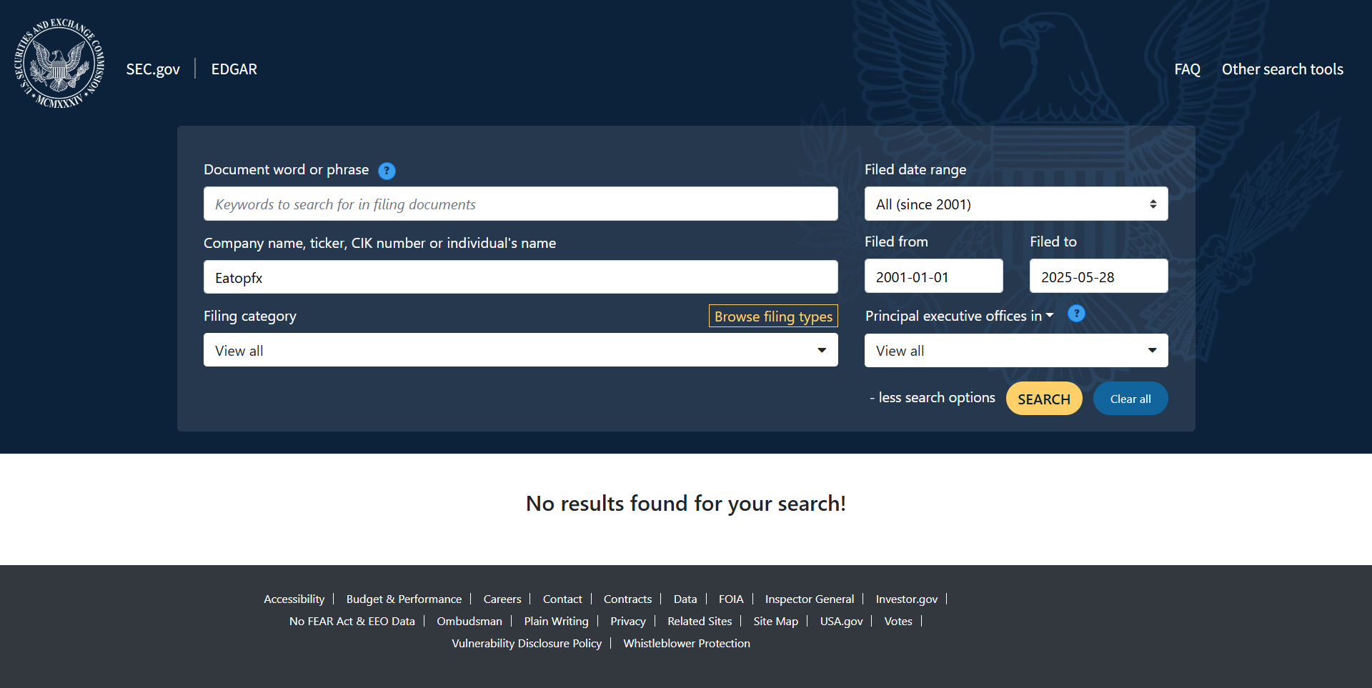 U.S. Securities and Exchange Commission（SEC）