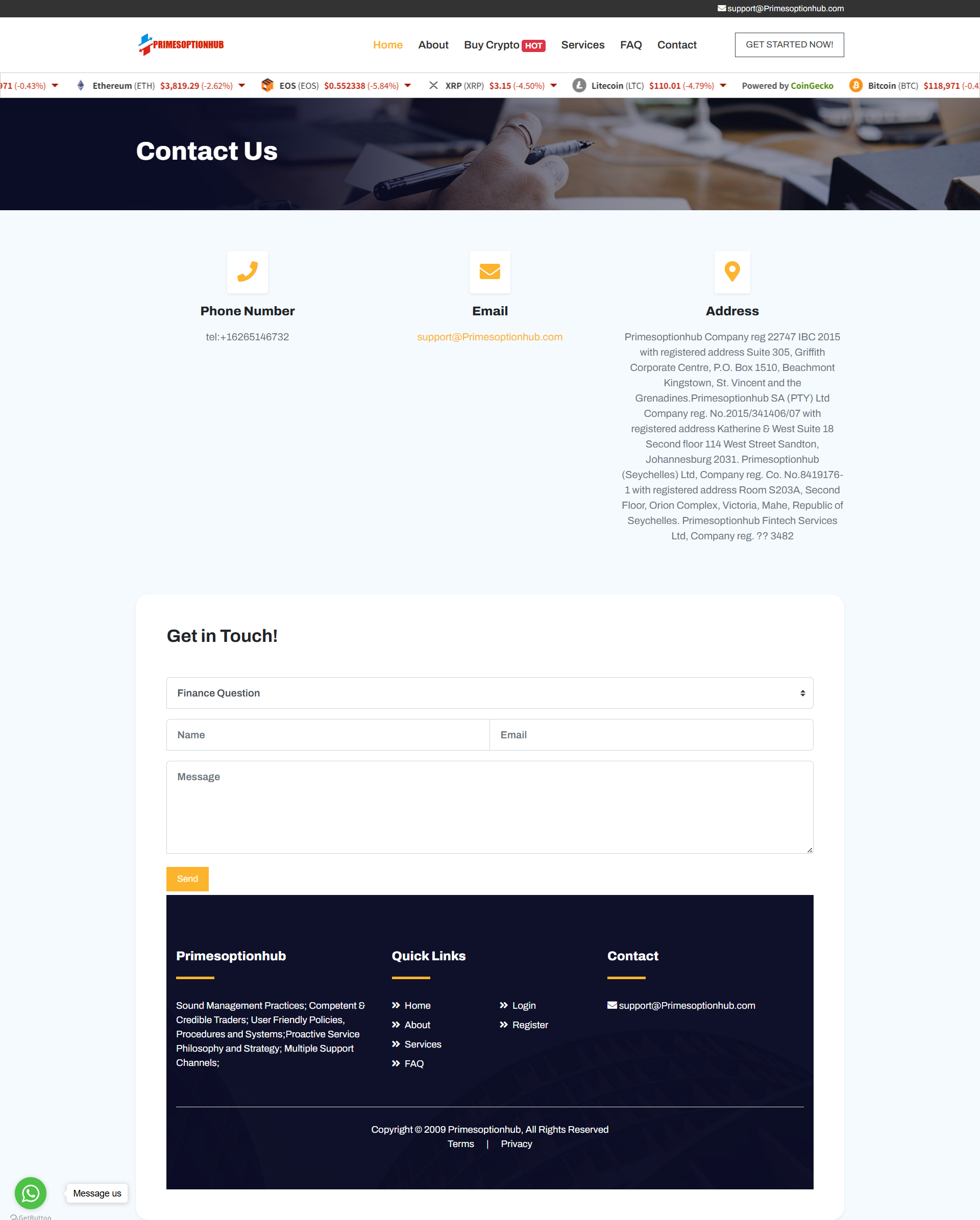 Broker Official Website