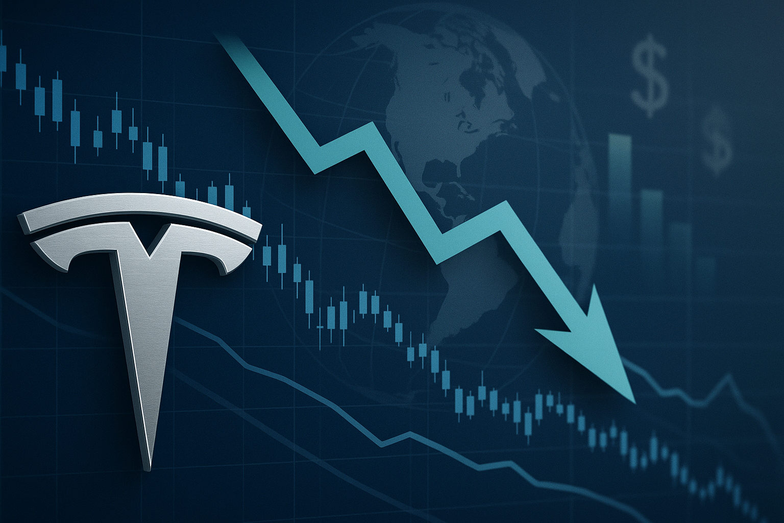Tesla Shares Face Continued Selling Pressure with Key Support Near $352