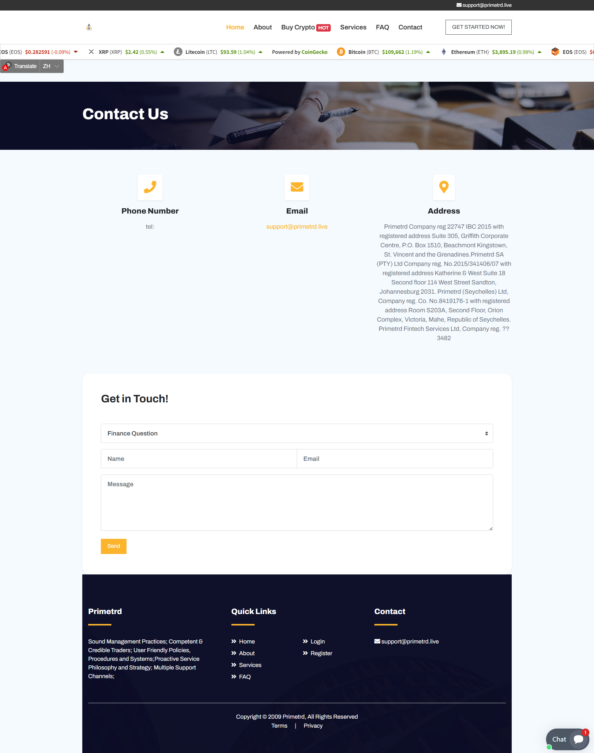 Broker Official Website