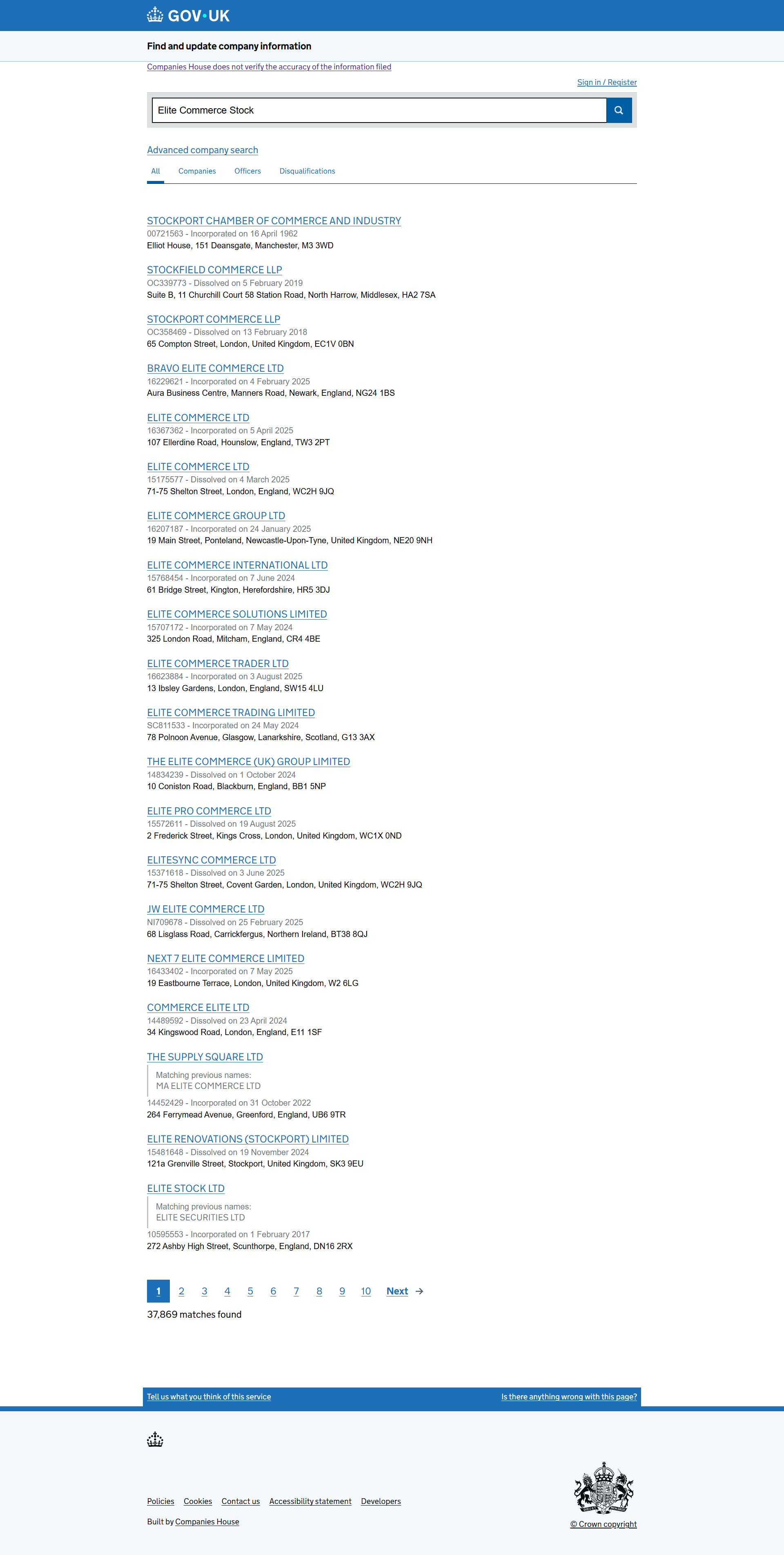 UK Companies House