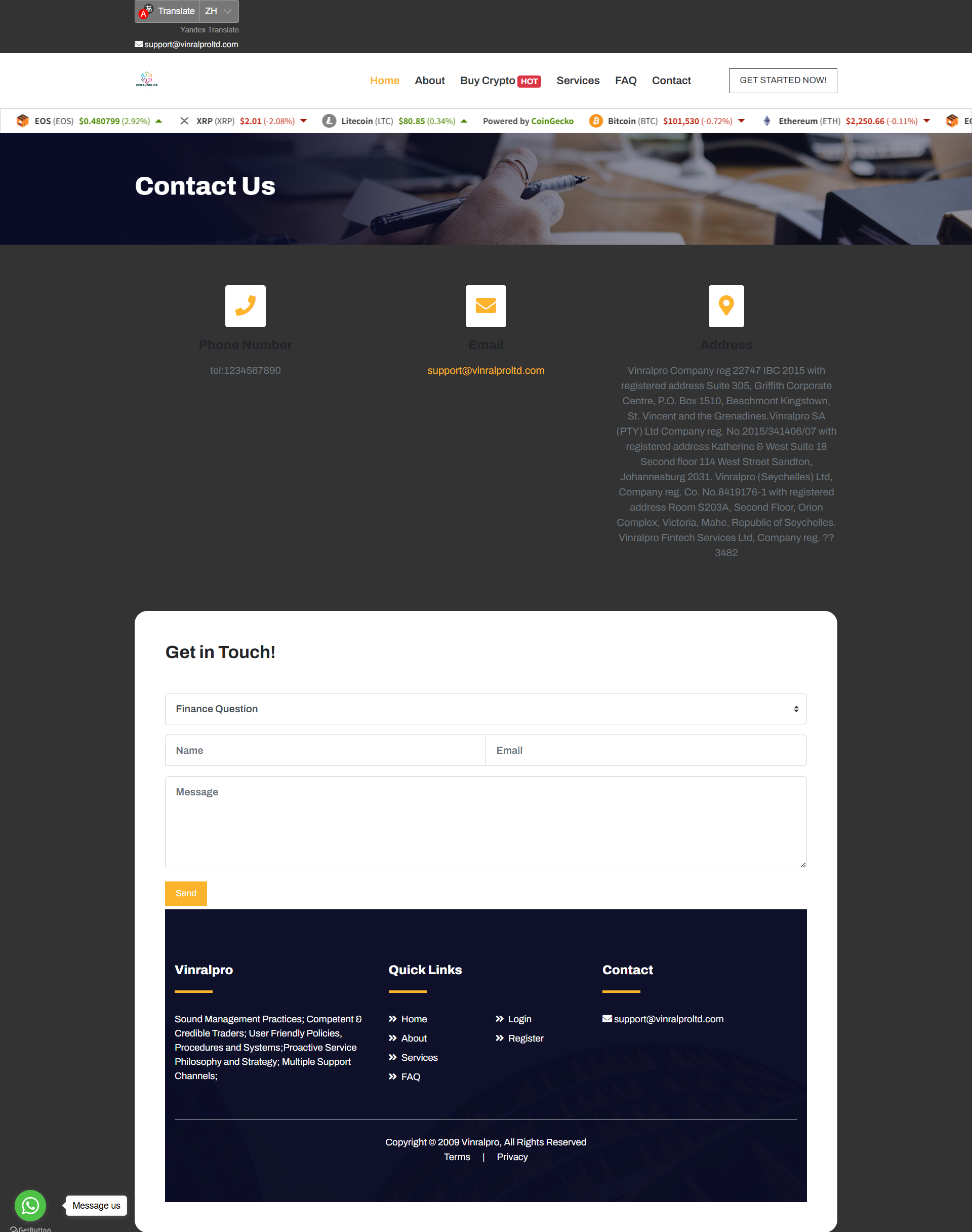 Broker Official Website