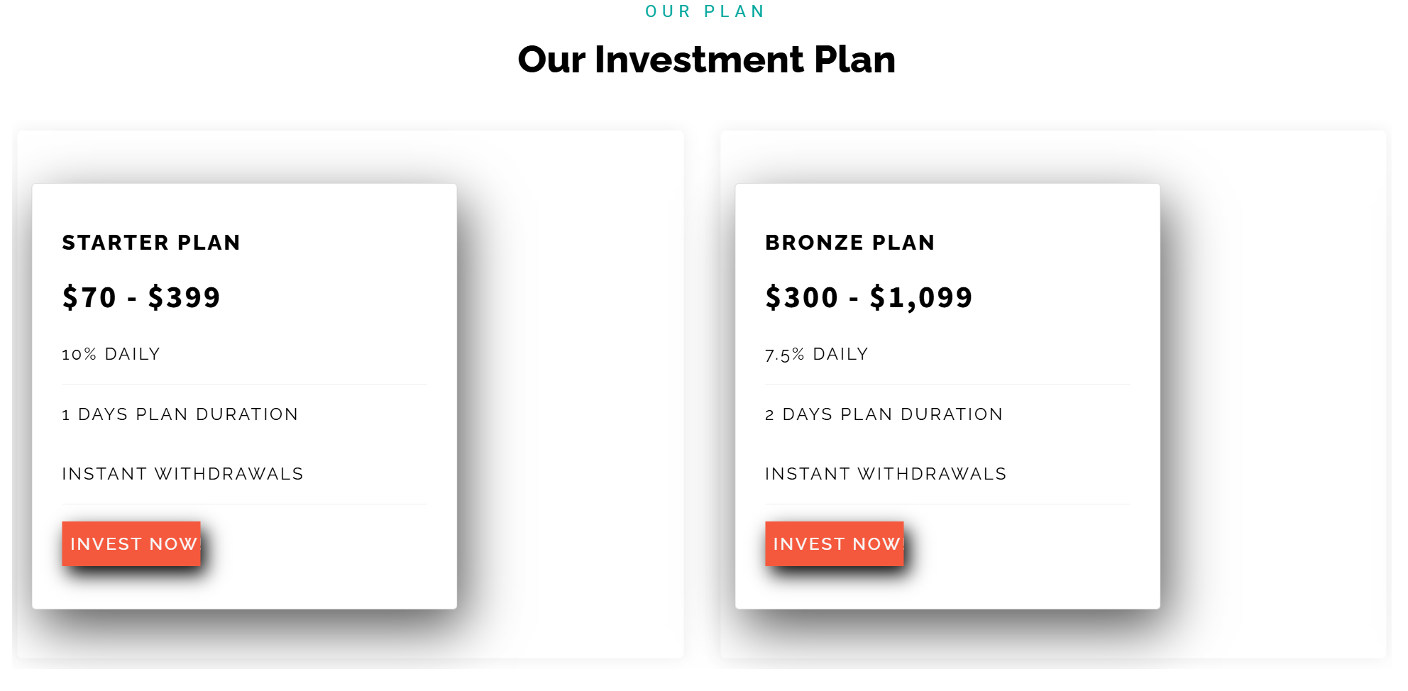 Investment Plan Information