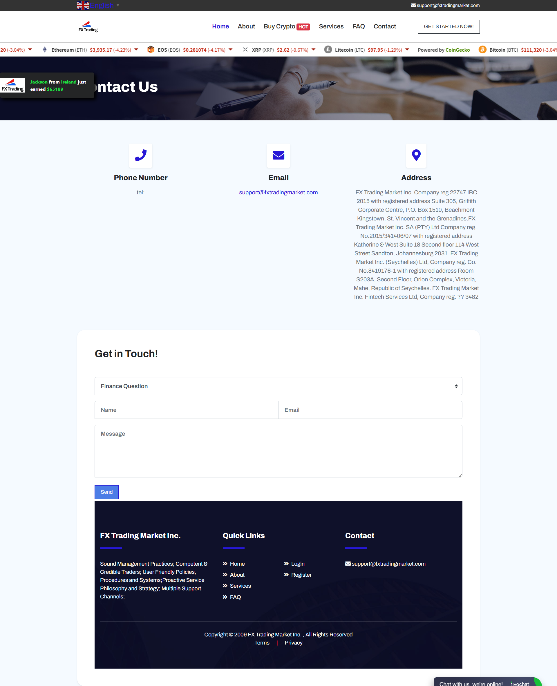 Broker Official Website