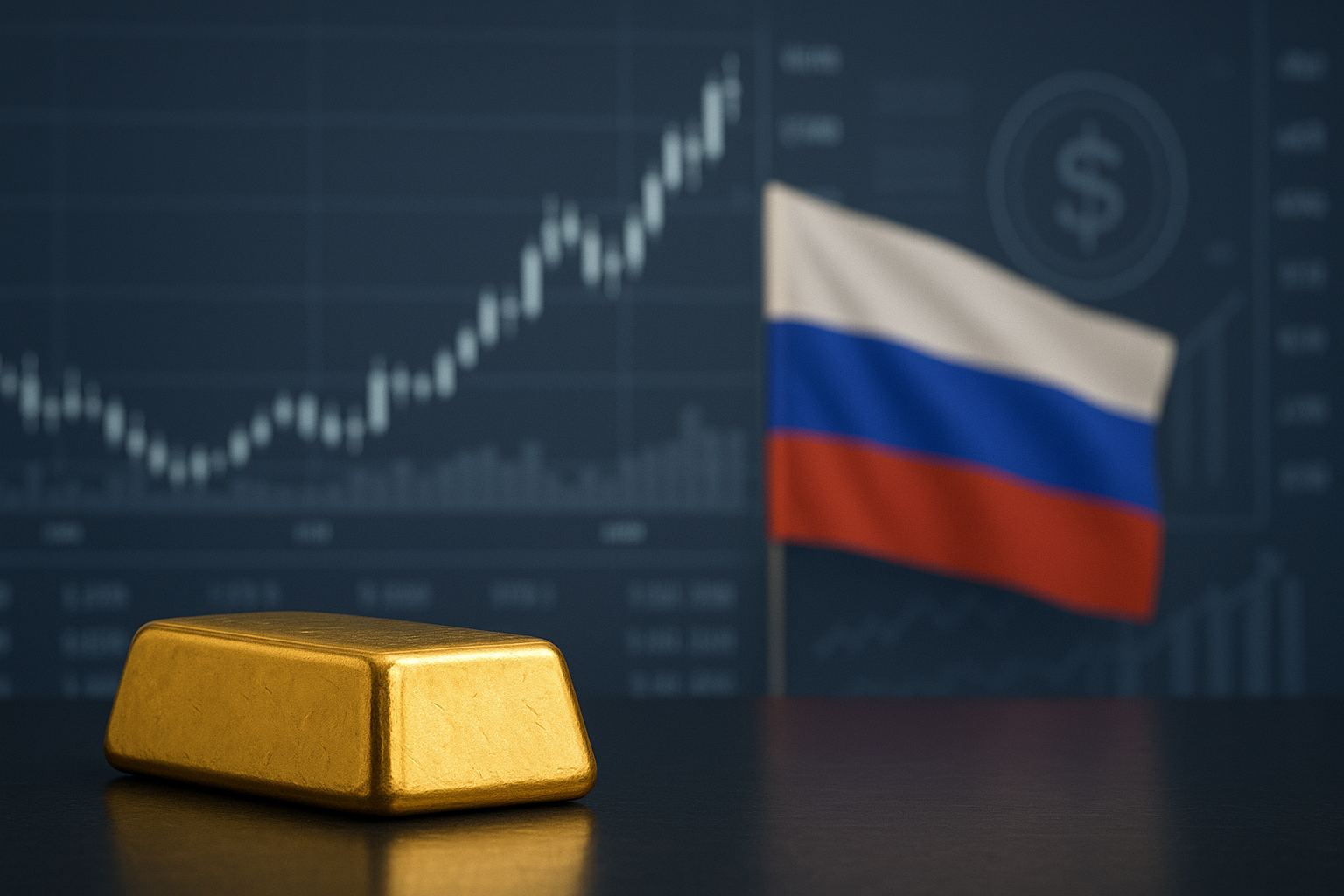 Surge in Russian Gold Flowing Through Hong Kong Amid Western Sanctions