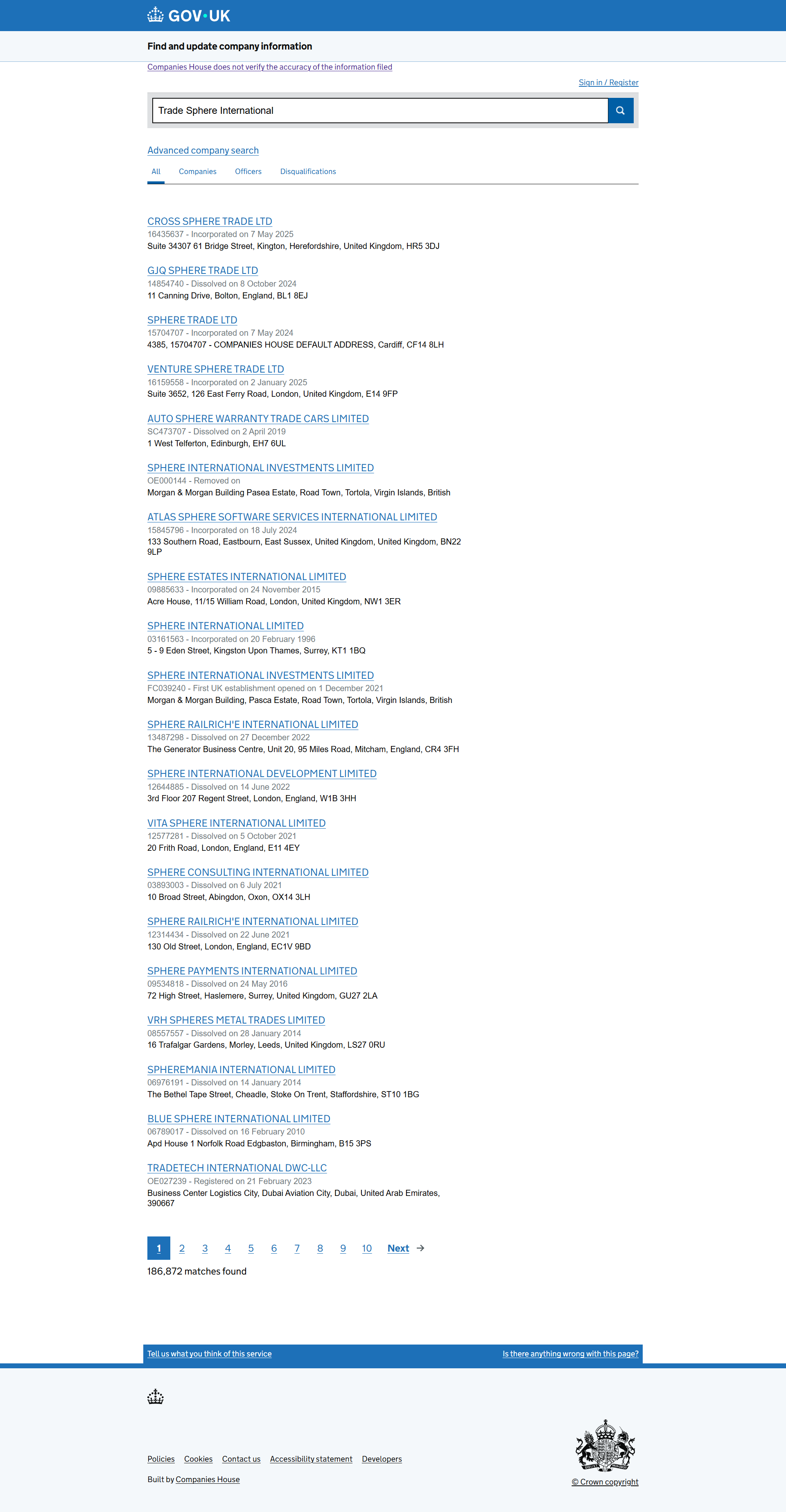 UK Companies House