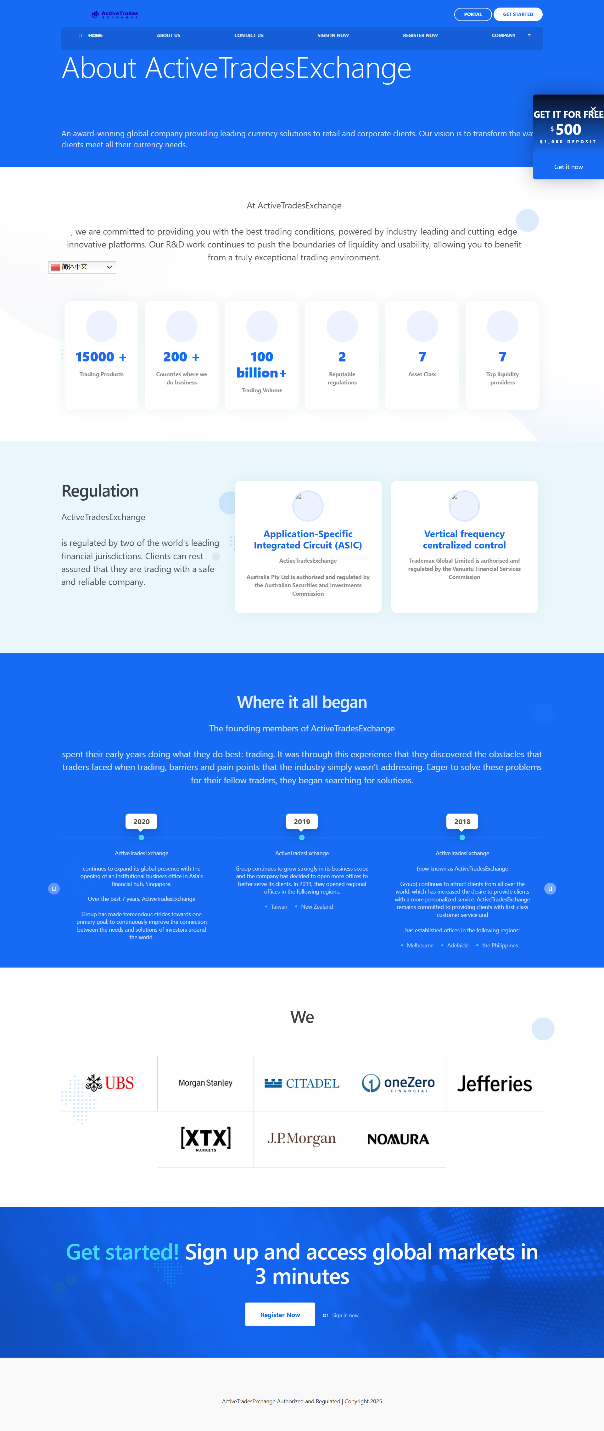 ActiveTradesExchange Official Website