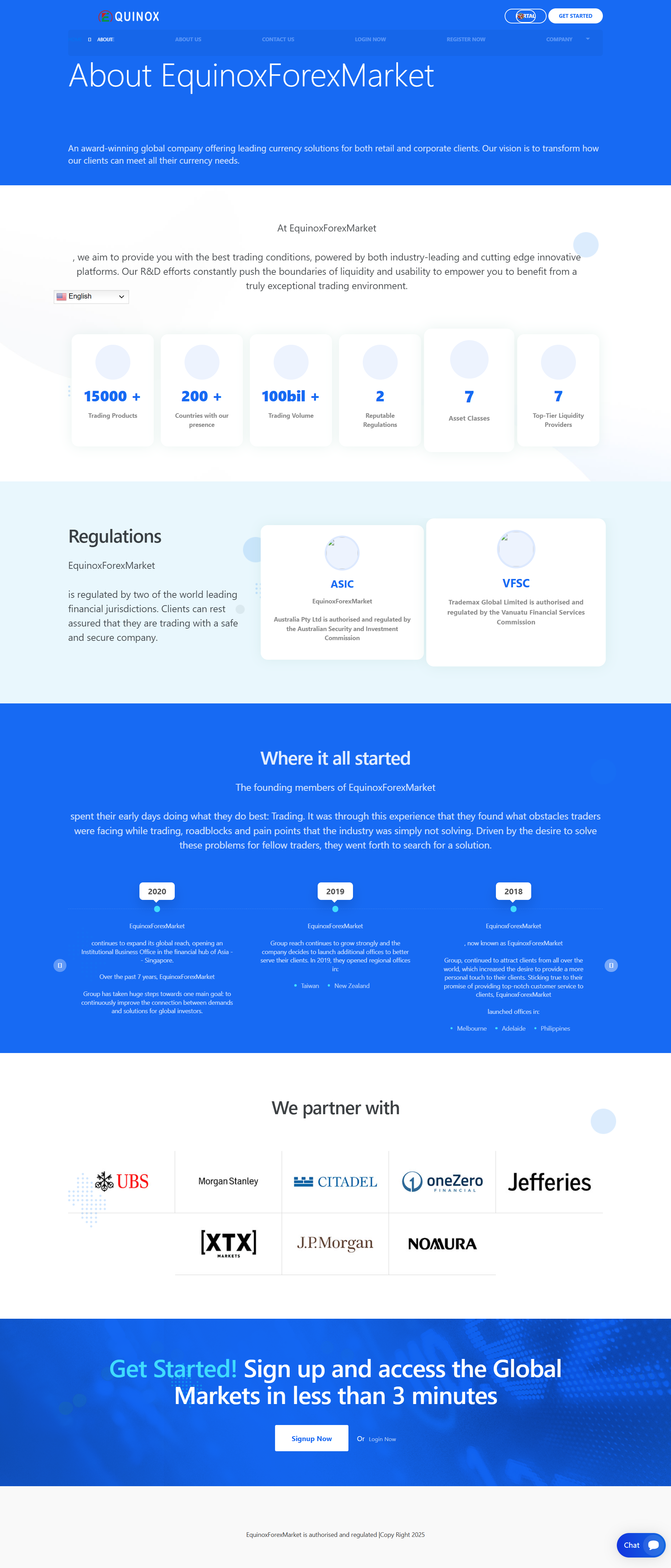 EquinoxForexMarket Official Website