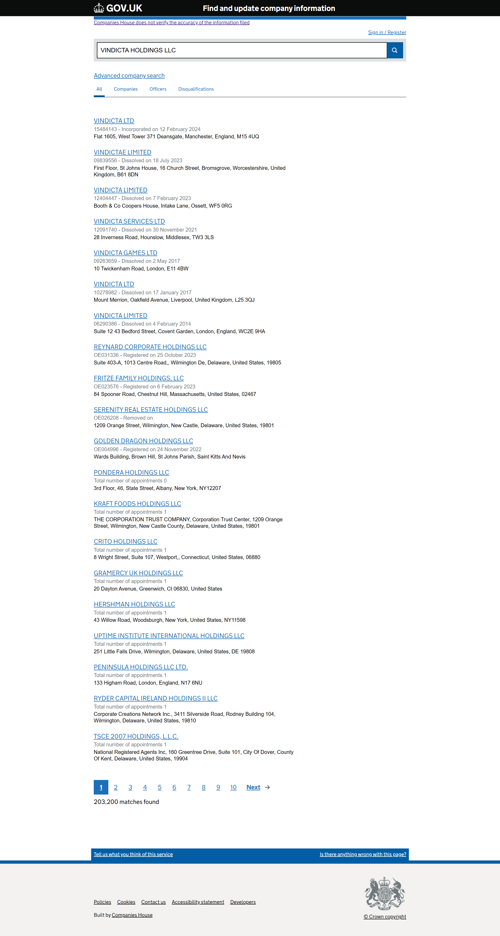 UK Companies House