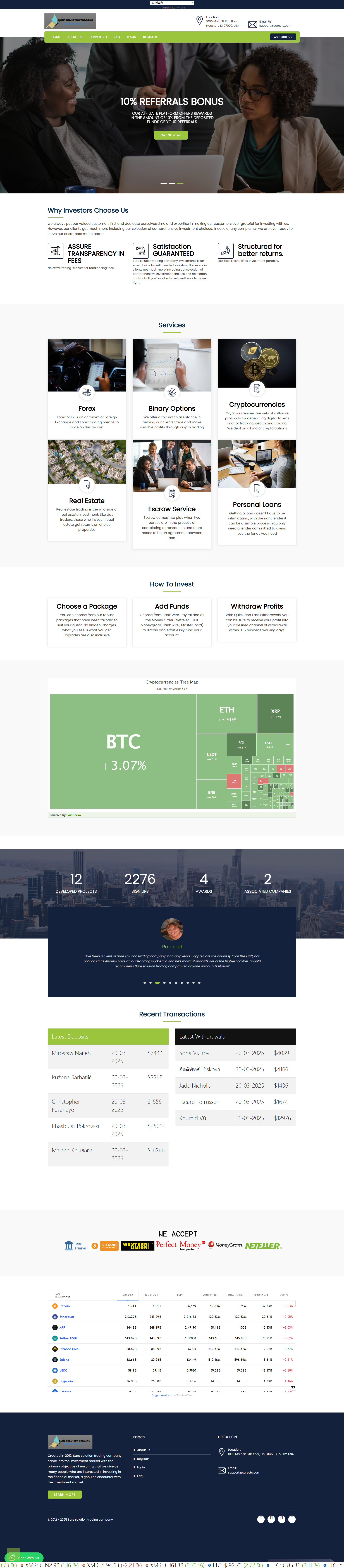 Sure solution trading company Official Website
