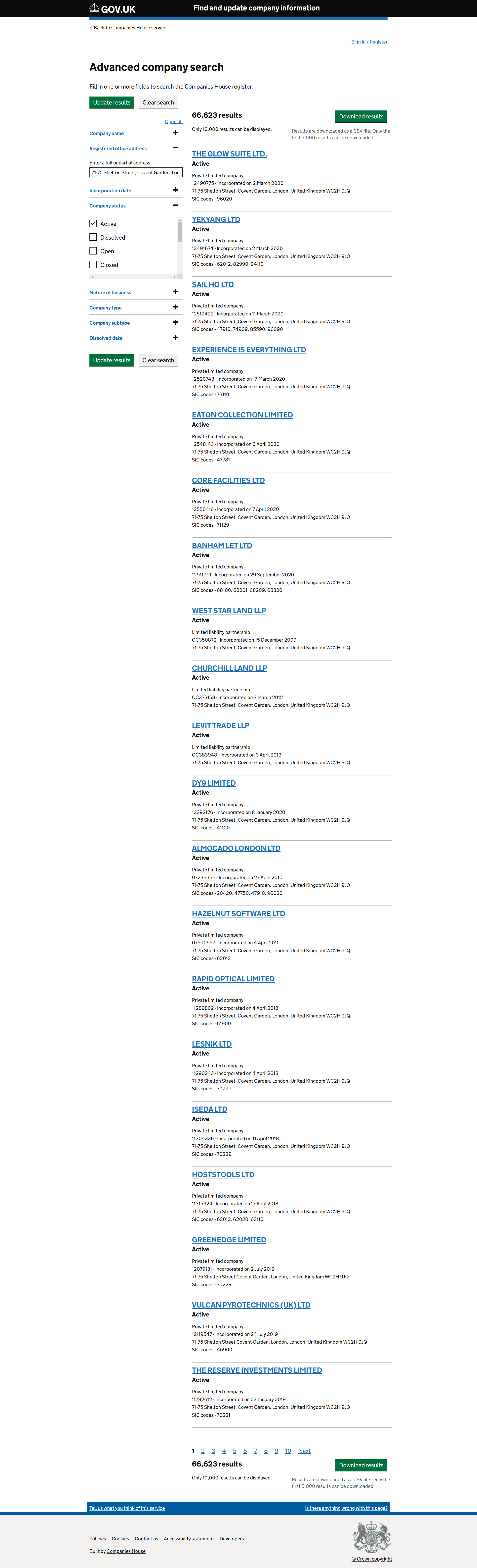 UK Companies House