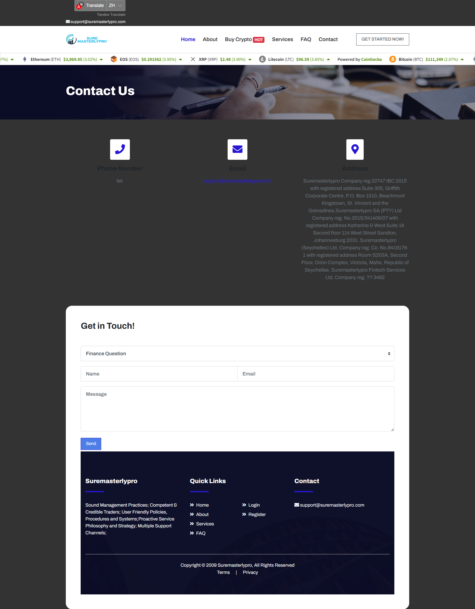 Broker Official Website