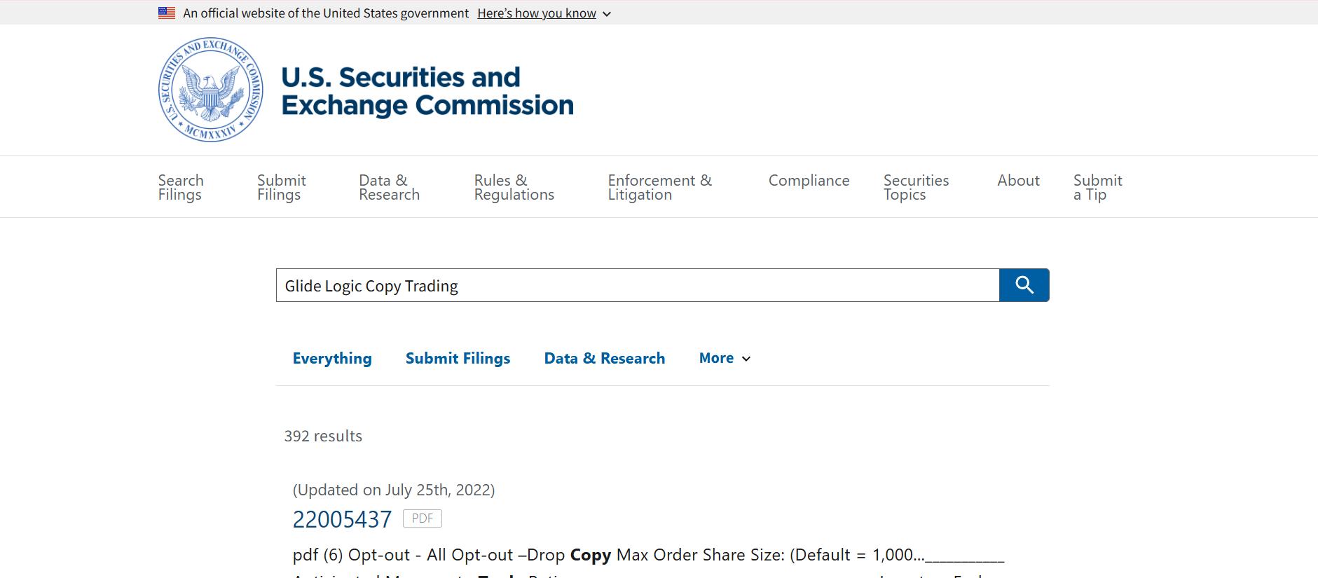 Entity Information Inquiry