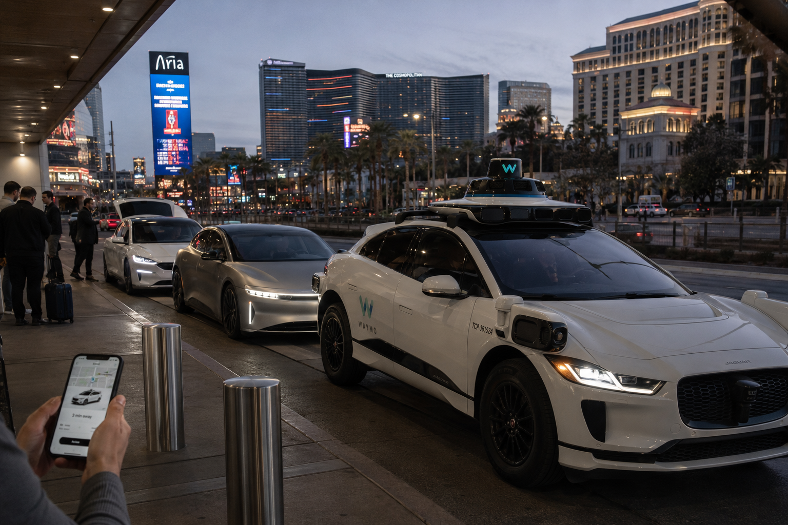 Nevada Approves Tesla, Waymo, and Uber for Driverless Taxi Services in Las Vegas