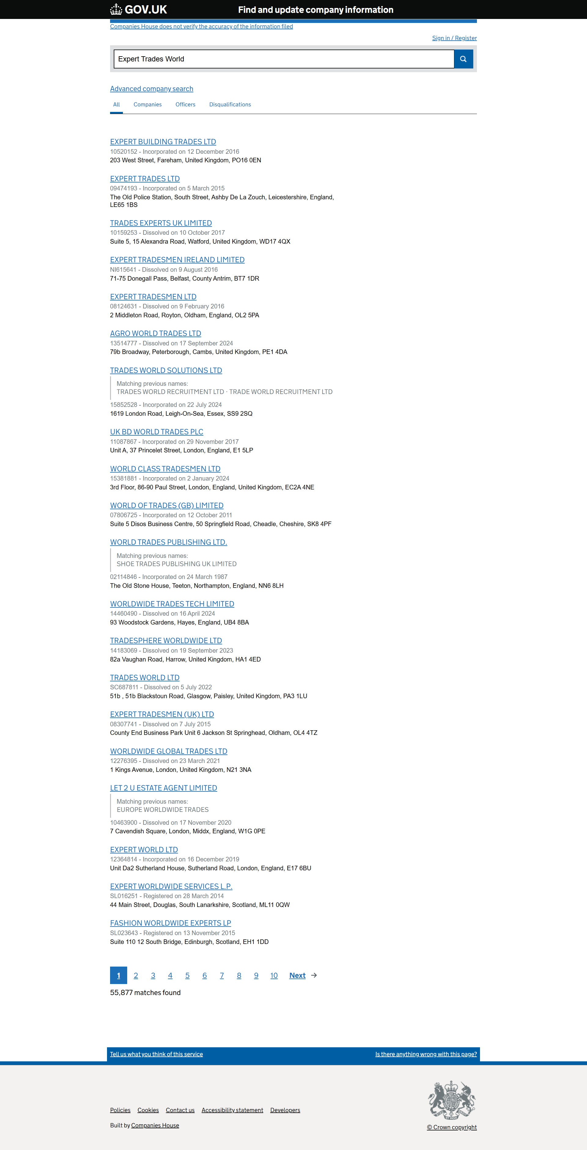 UK Companies House