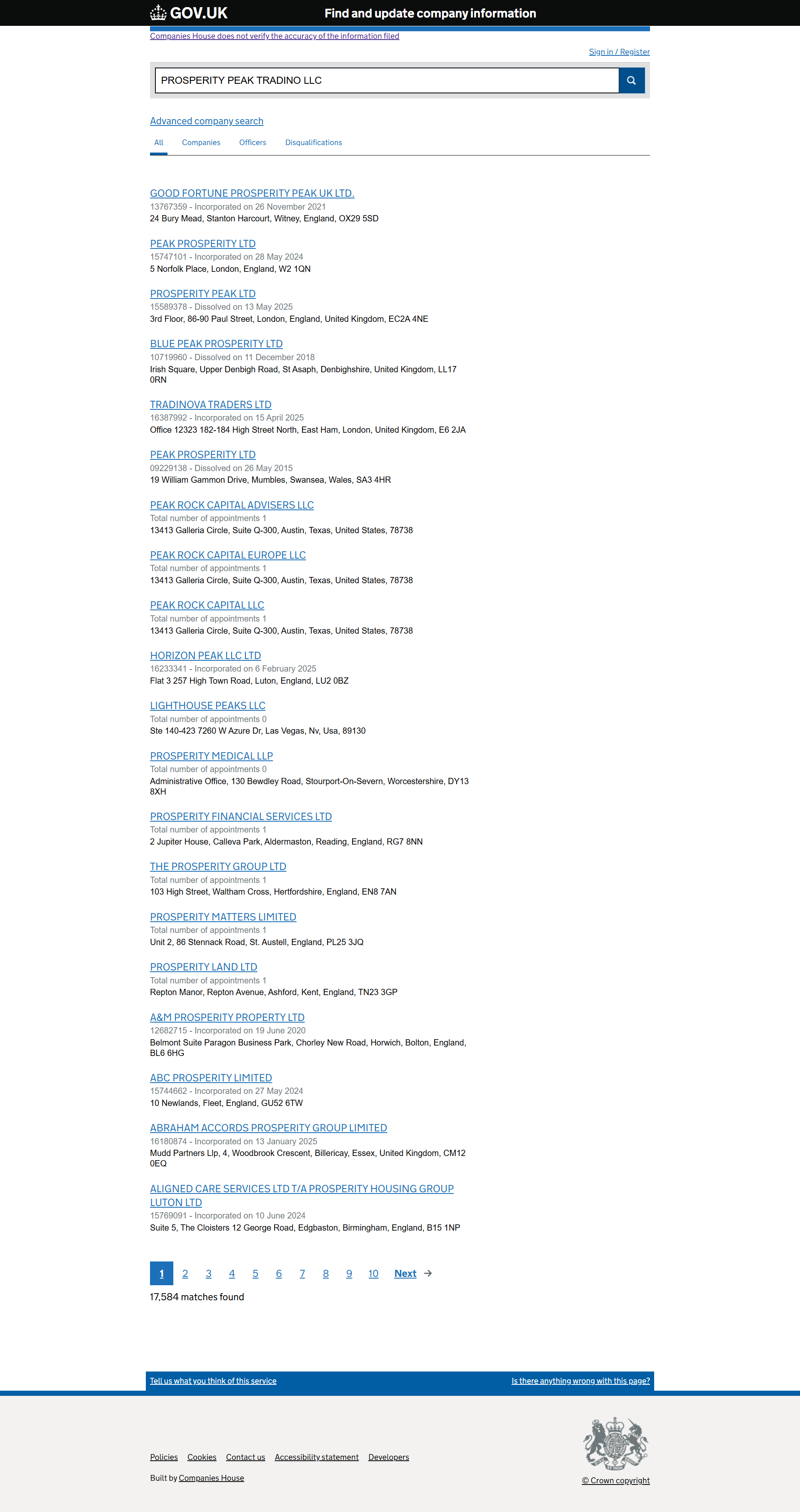UK Companies House