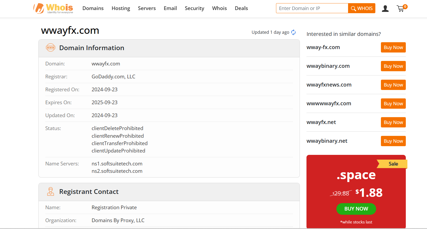 wwayfx whois