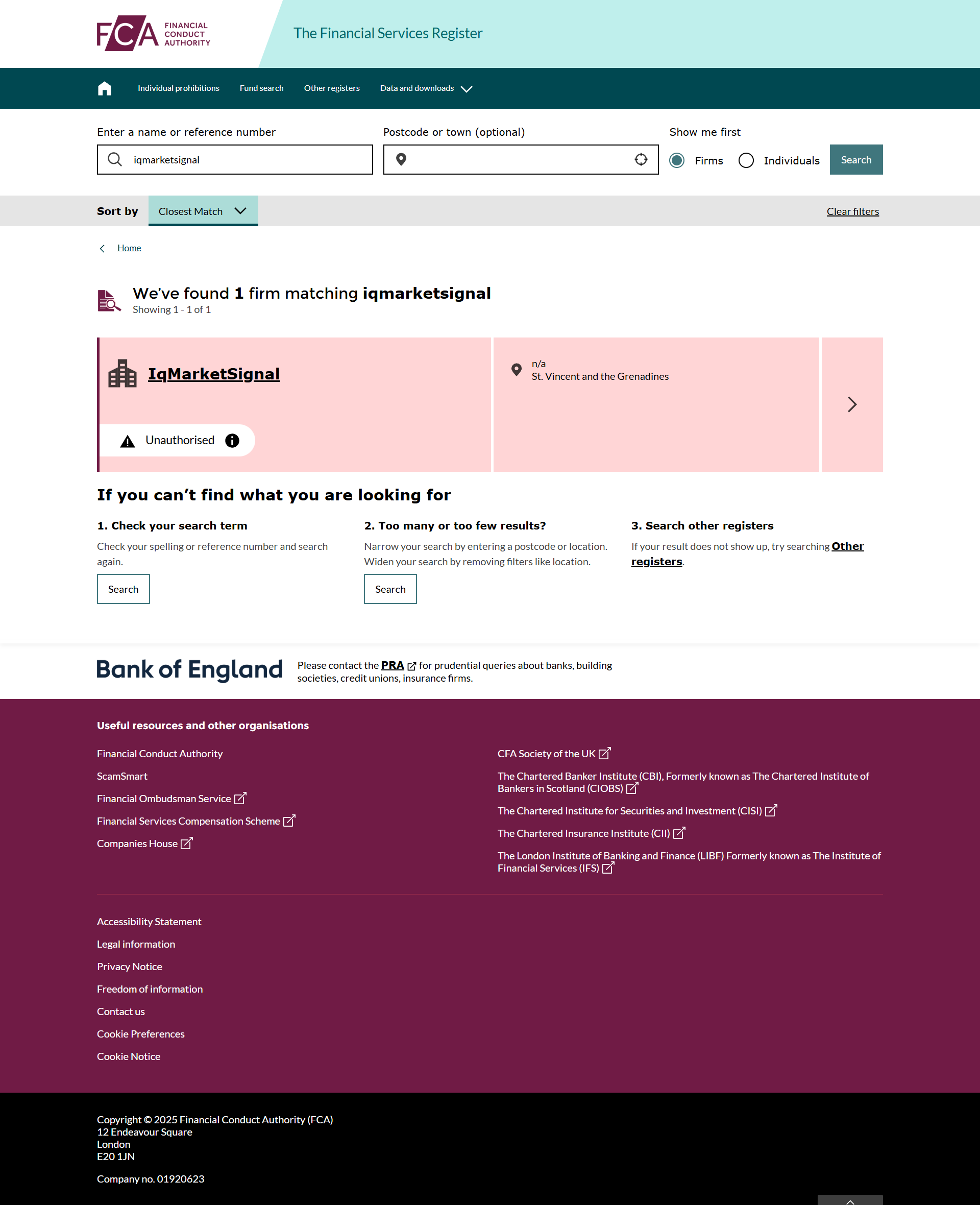 UK Financial Conduct Authority(FCA)