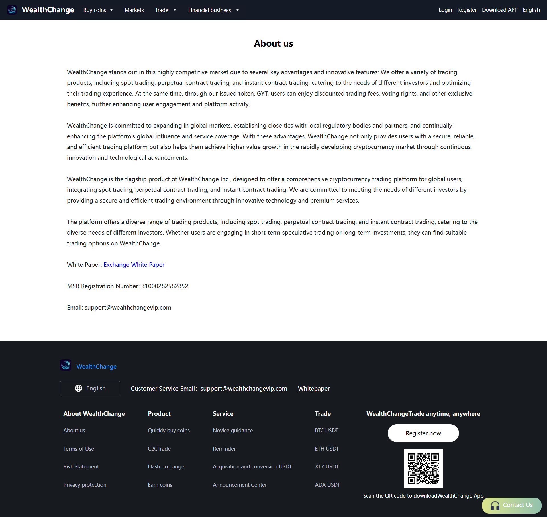 WealthChange Official Website