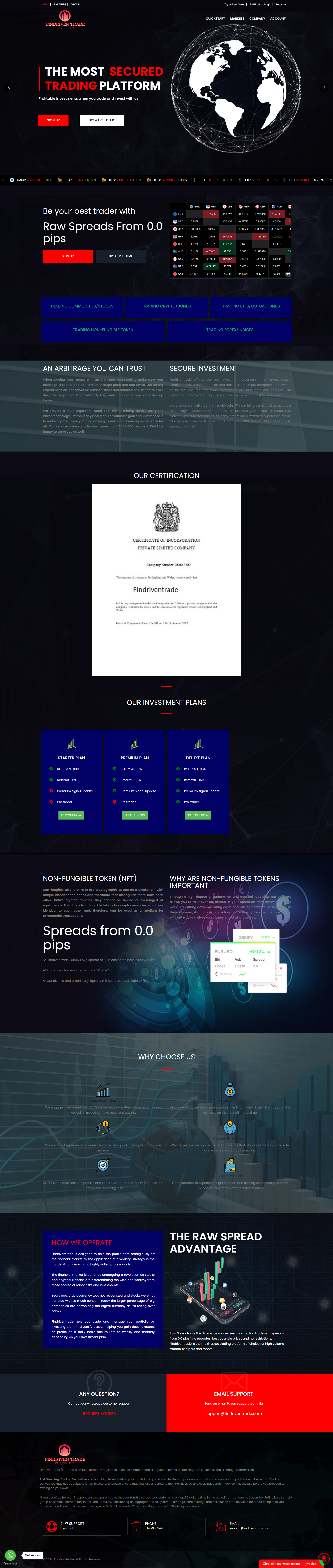 findriventrade-official website