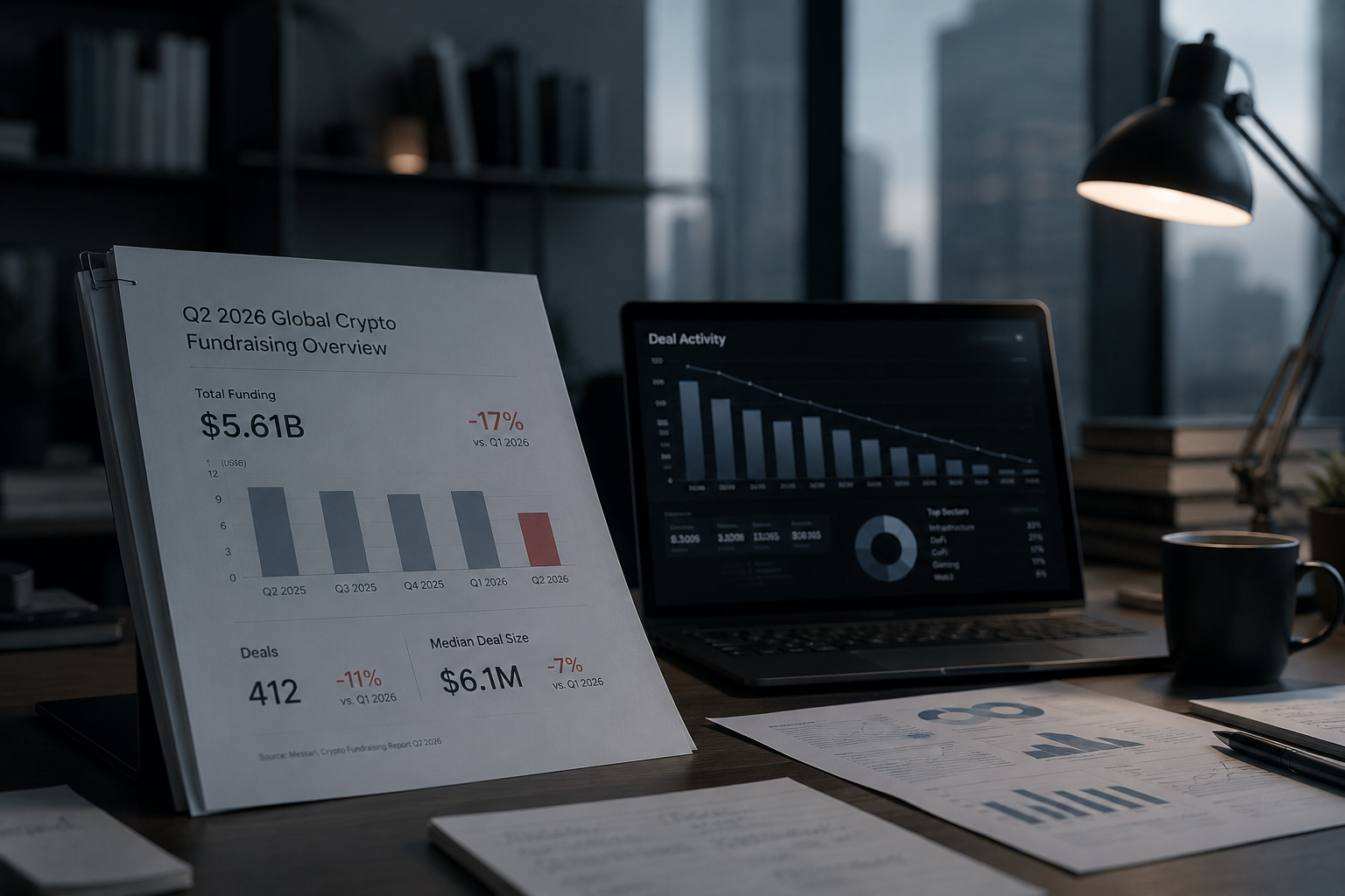 Crypto Lending Market Contracts 17% in Q2 2026, DeFi Faces Sharpest Decline